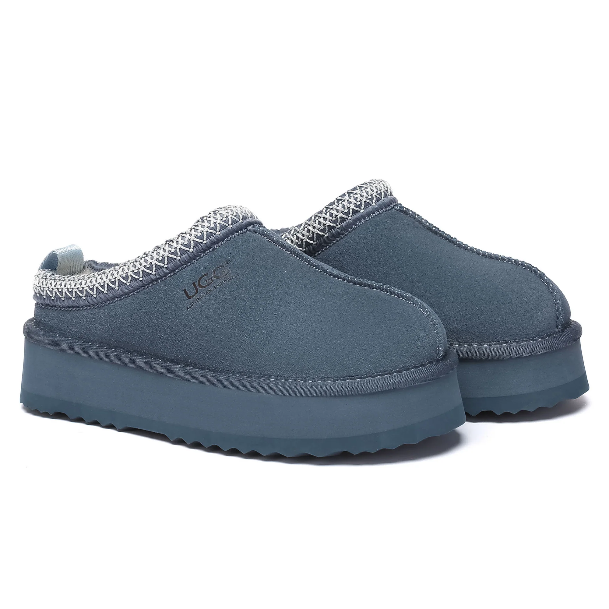 Tazman Multicolor UGG Platform Slippers - Image 39