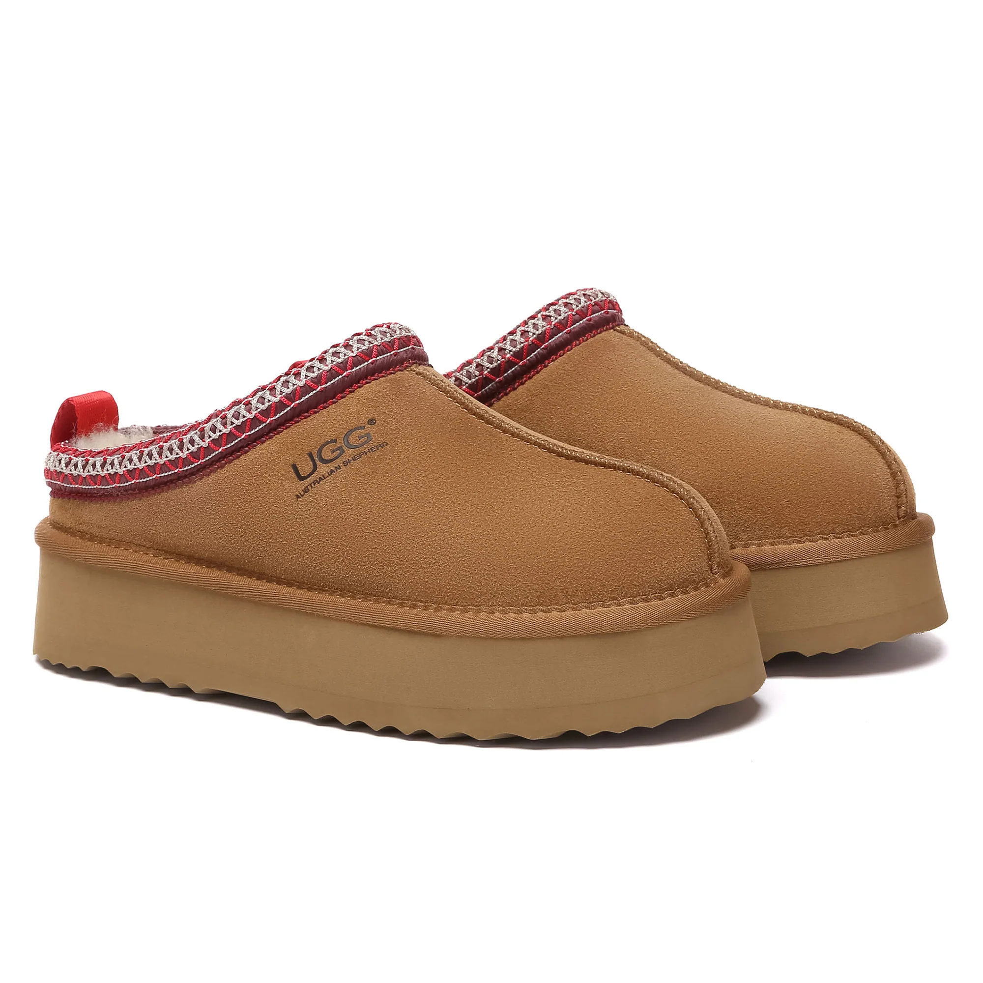 Tazman Multicolor UGG Platform Slippers - Image 4
