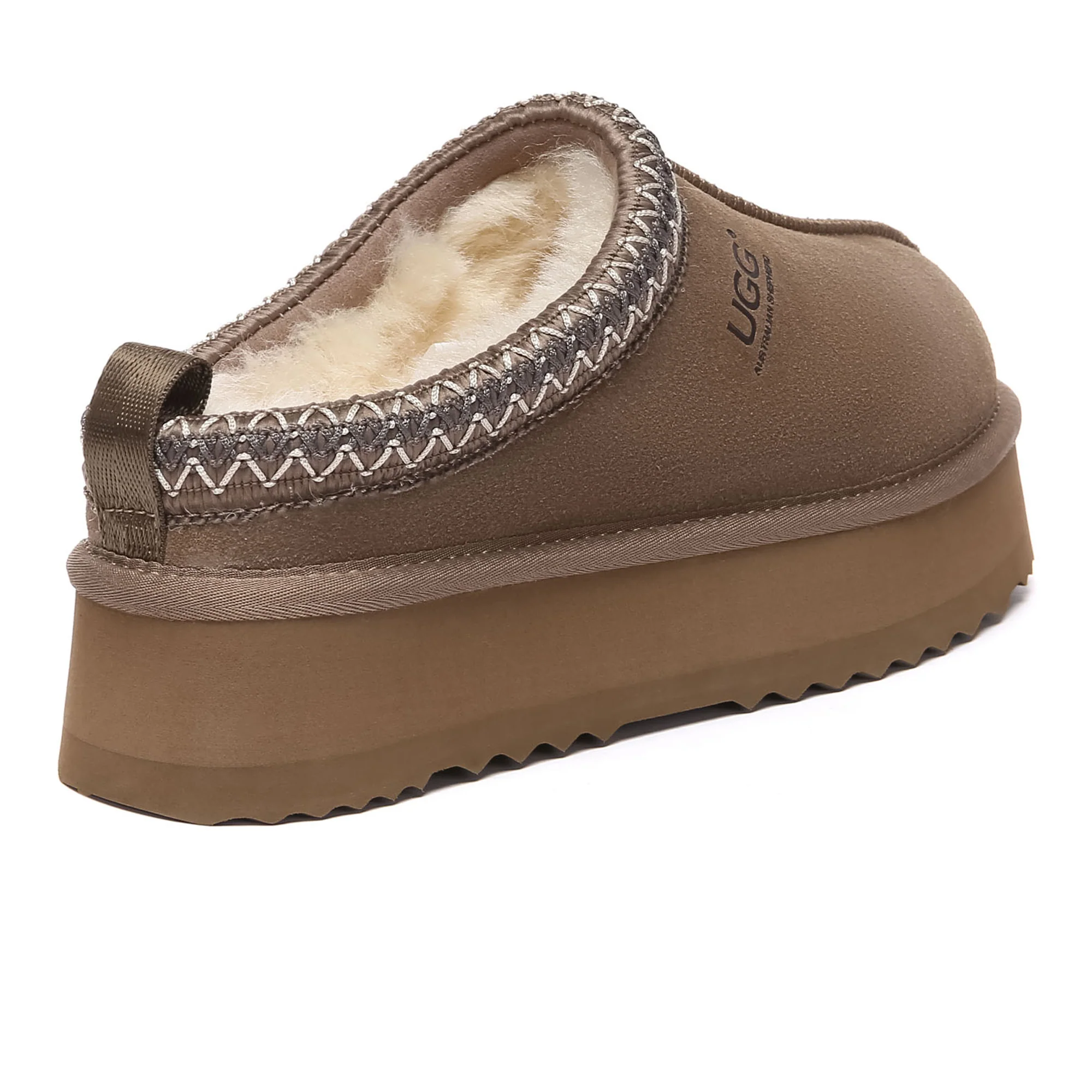 Tazman Multicolor UGG Platform Slippers - Image 42