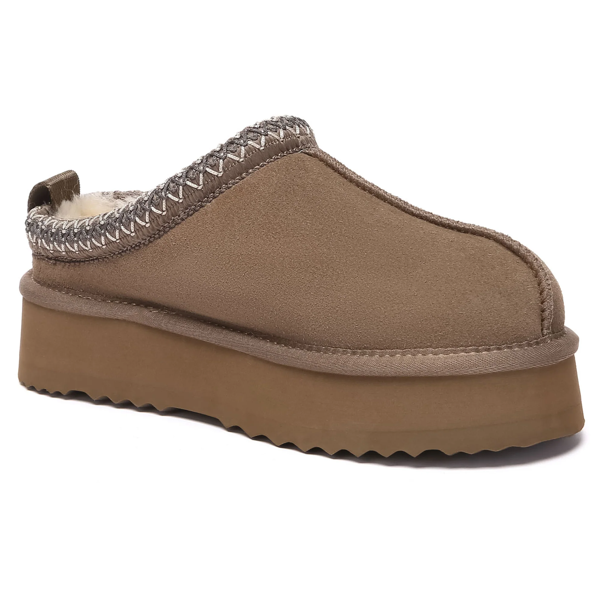 Tazman Multicolor UGG Platform Slippers - Image 43