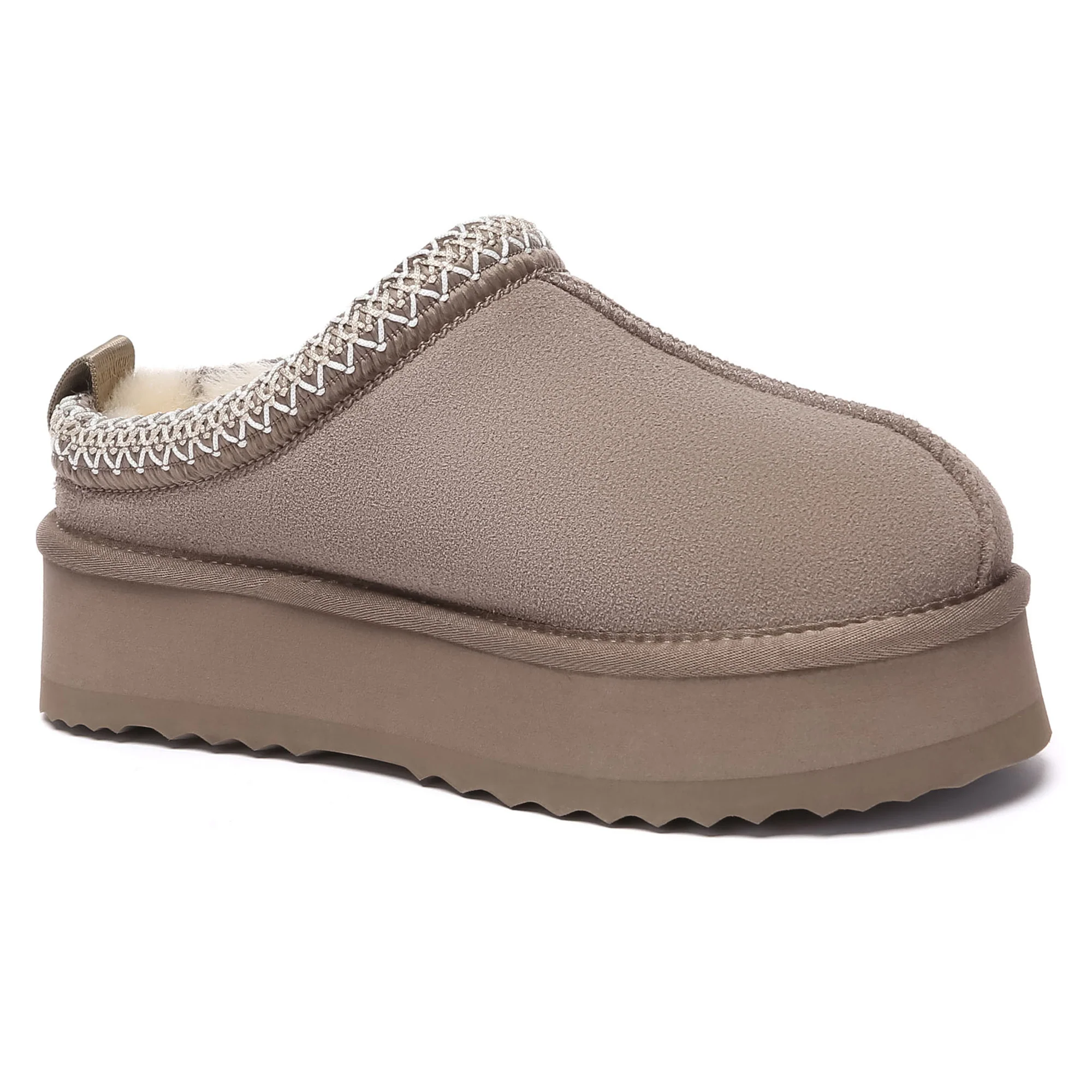 Tazman Multicolor UGG Platform Slippers - Image 48