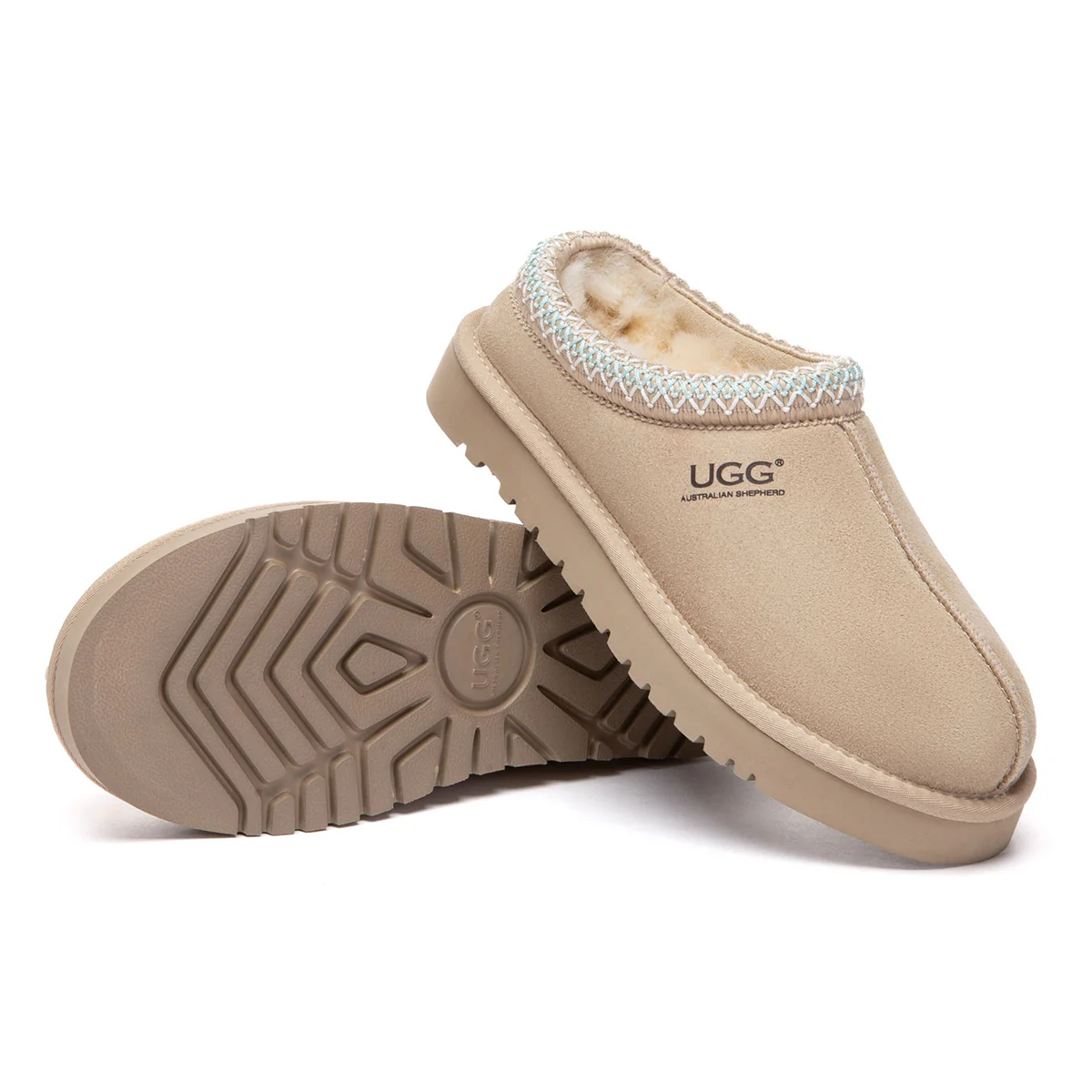 Tazman Special Color Mid Platform UGG Slippers - Image 6