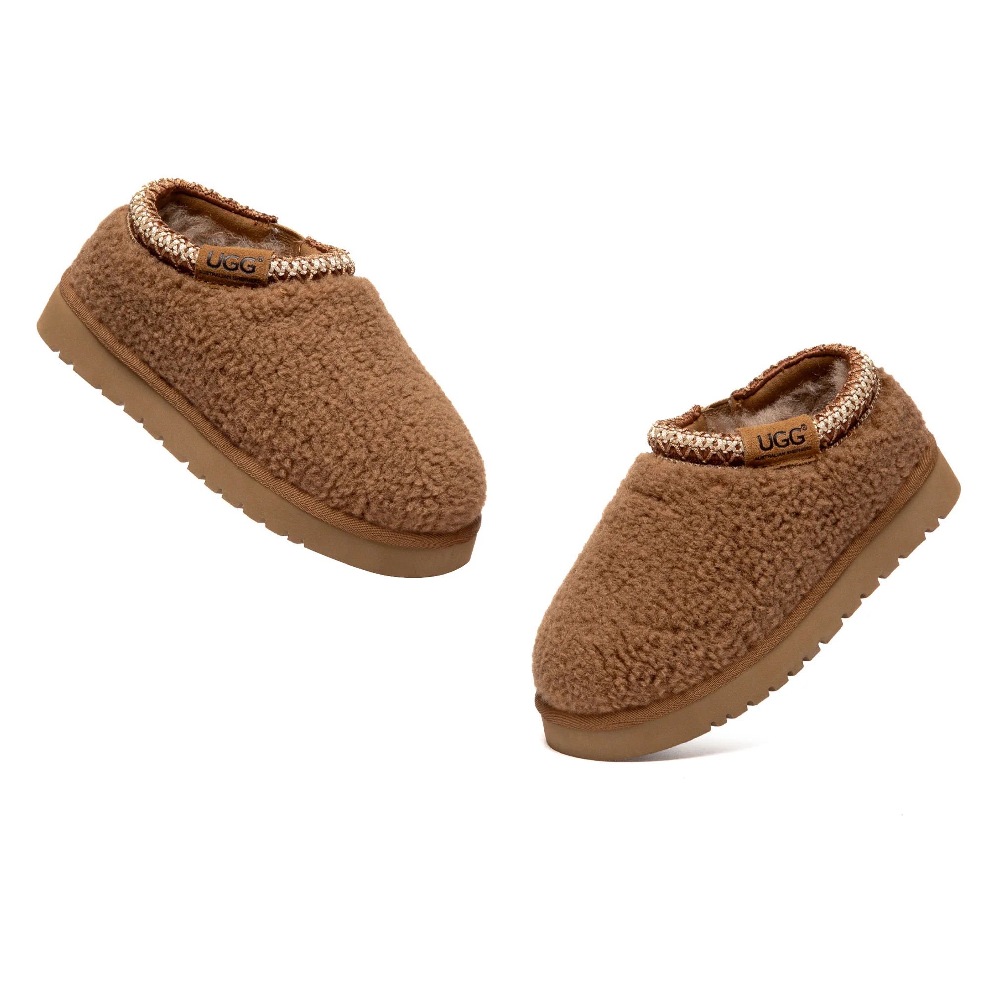 Tazzy Furry Kids UGG Slippers - Image 4
