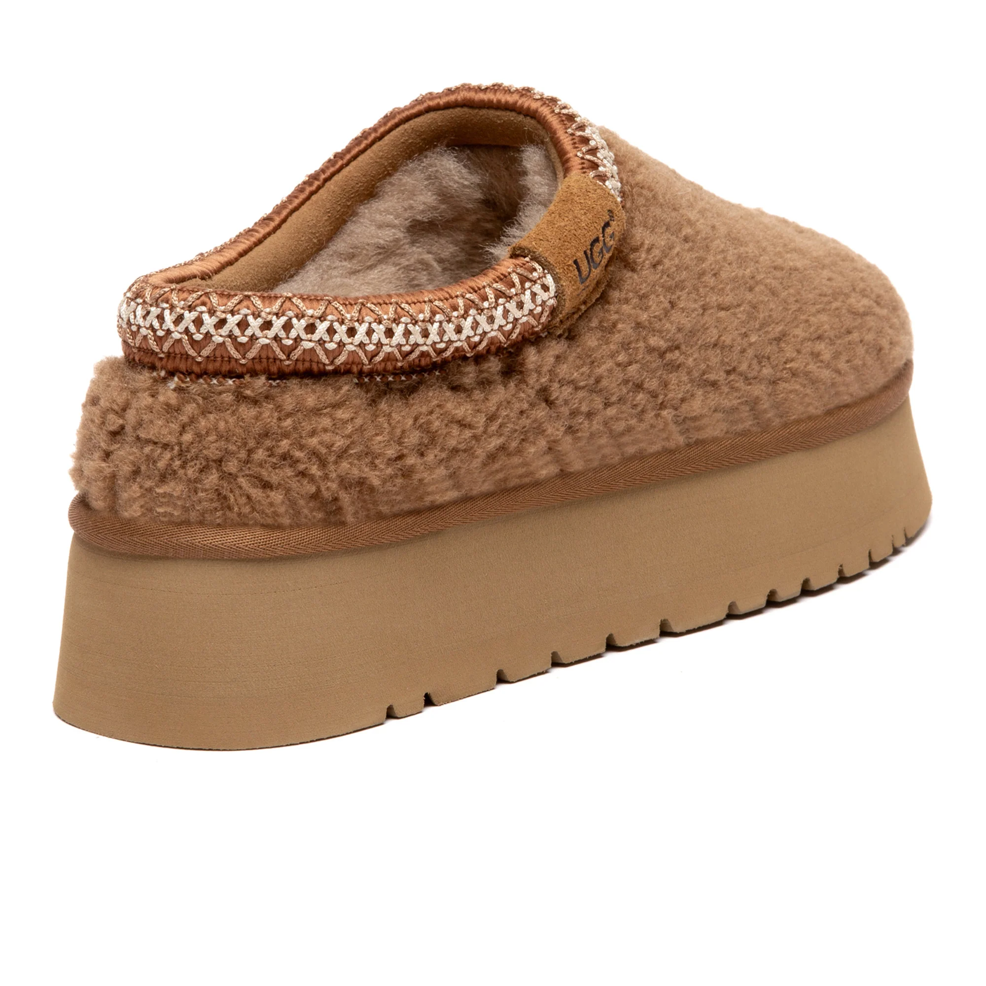 Tazzy Furry Platform UGG Slippers - Image 2