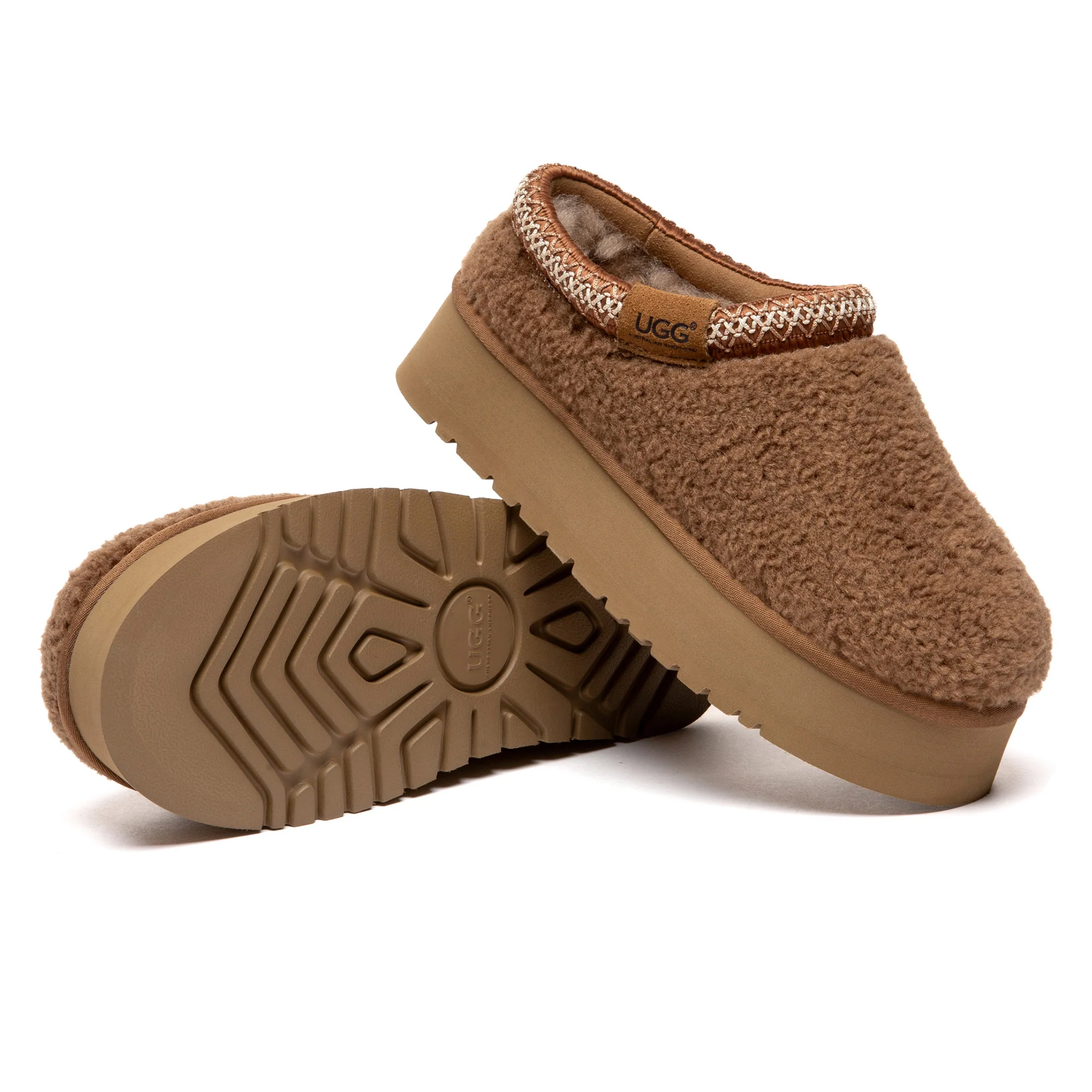 Tazzy Furry Platform UGG Slippers - Image 5