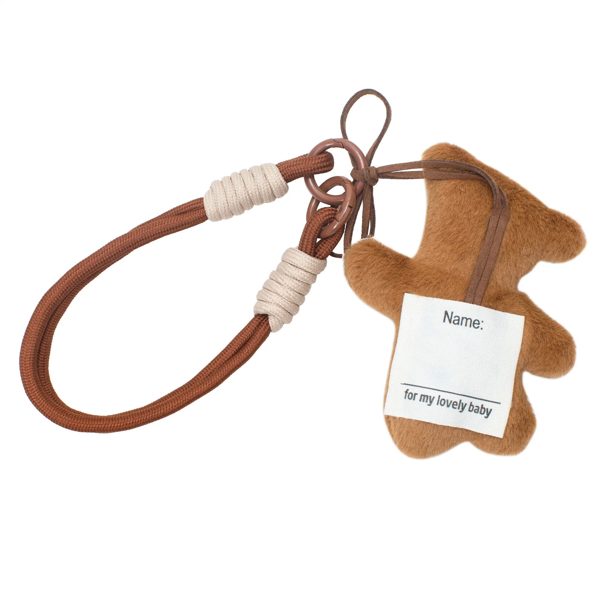 Tilted Bear Keychain Charm - Image 3