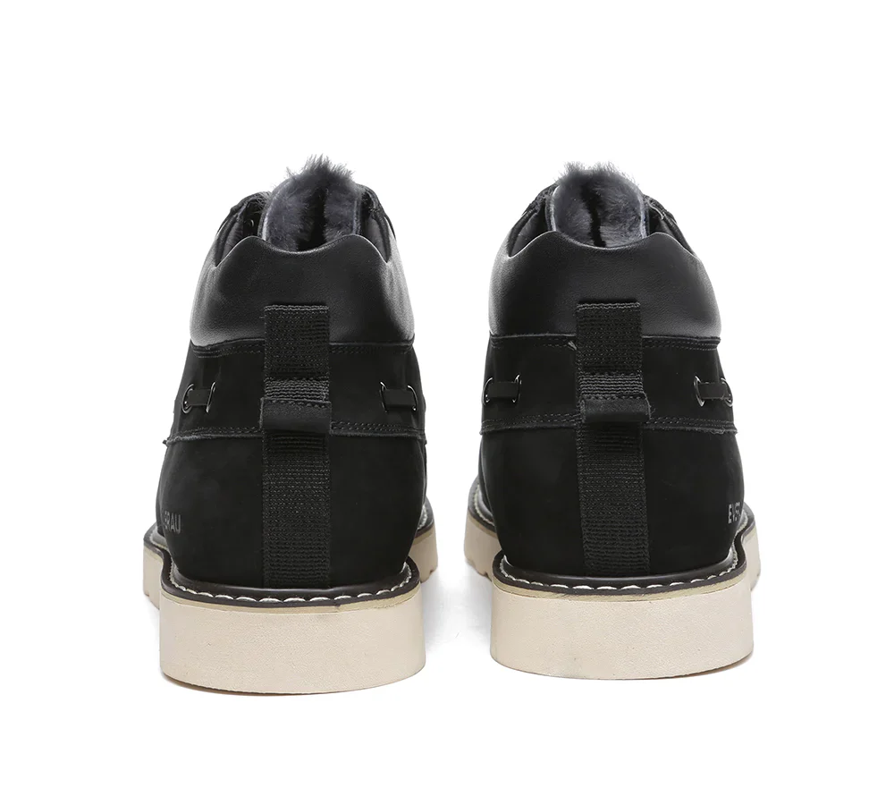 Trek Sheepskin Men Ankle Boots - Image 11