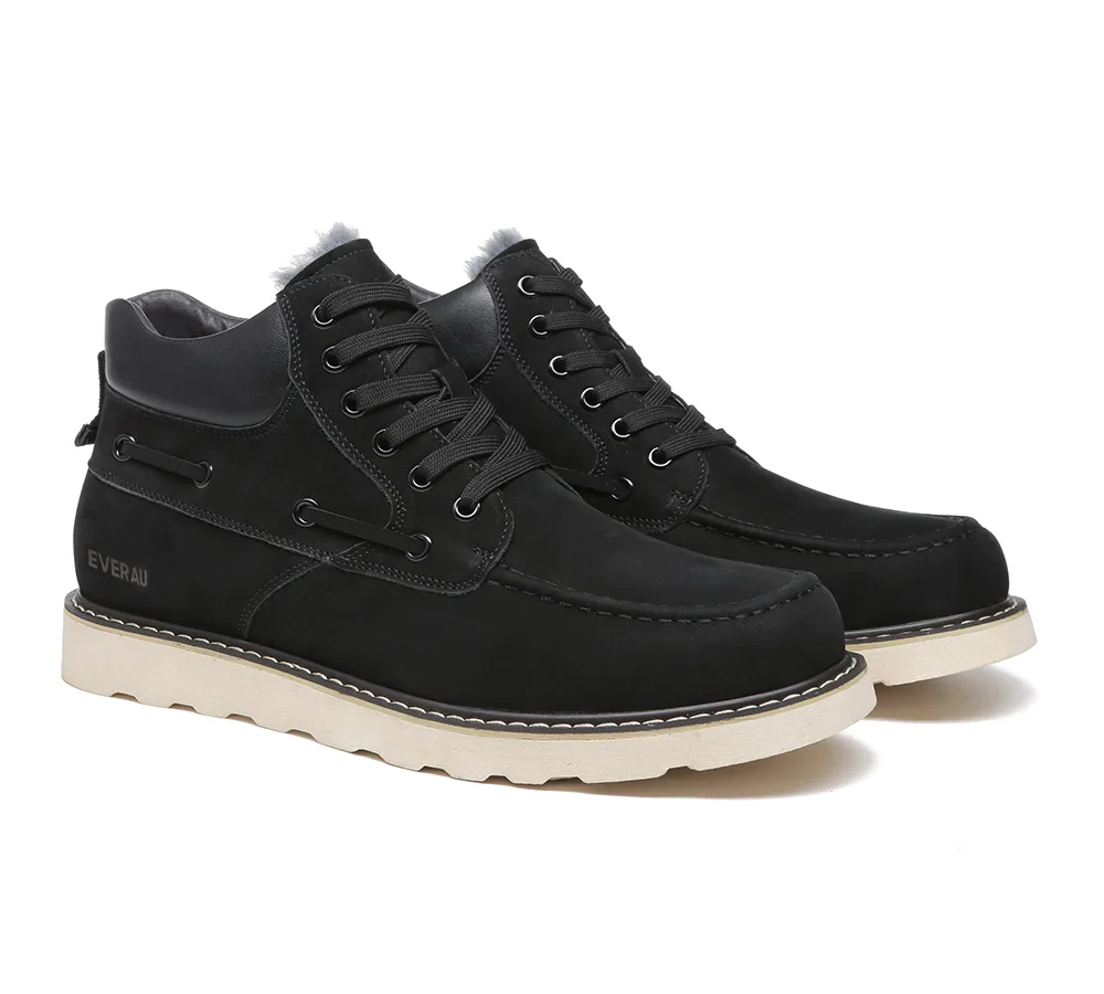 Trek Sheepskin Men Ankle Boots - Image 8