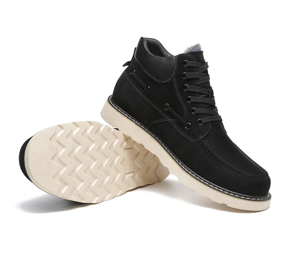 Trek Sheepskin Men Ankle Boots - Image 9