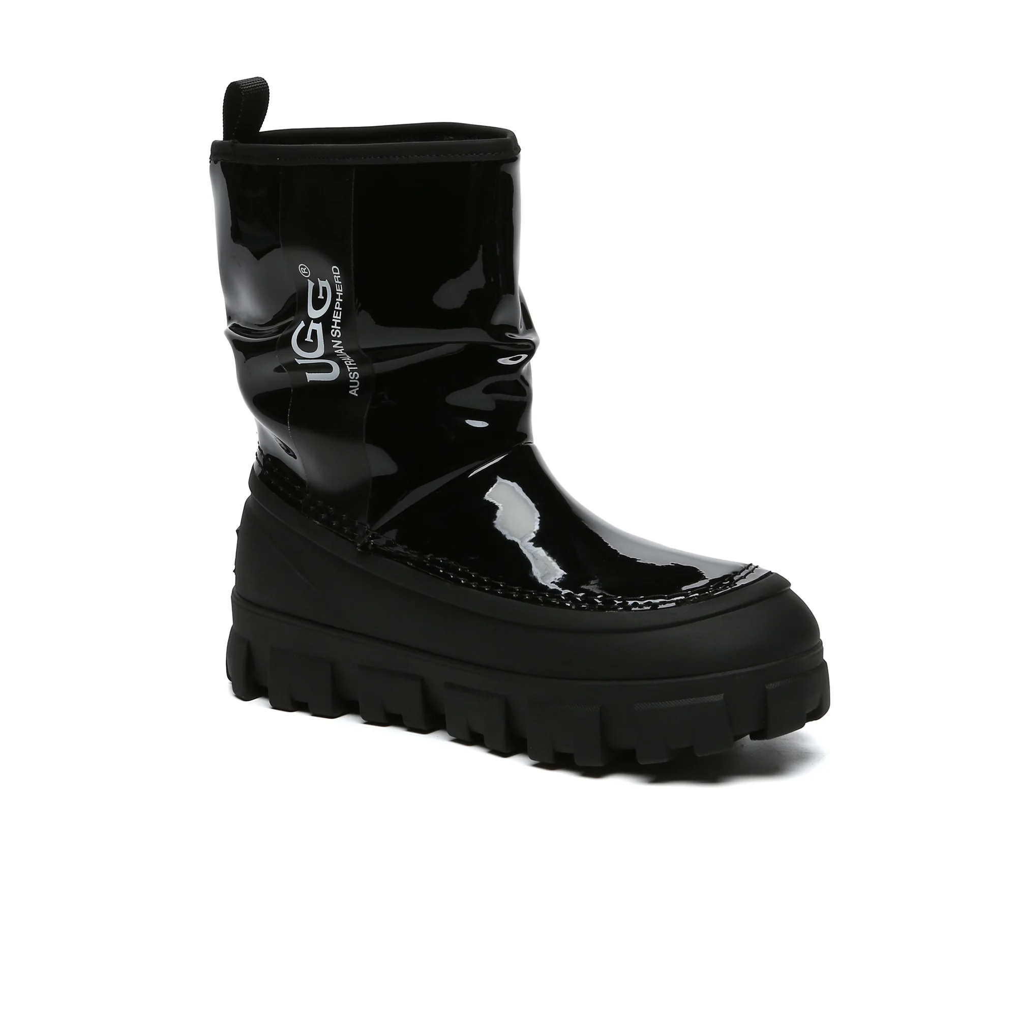 UGG Chunky Sheepskin Rain Boots - Image 3