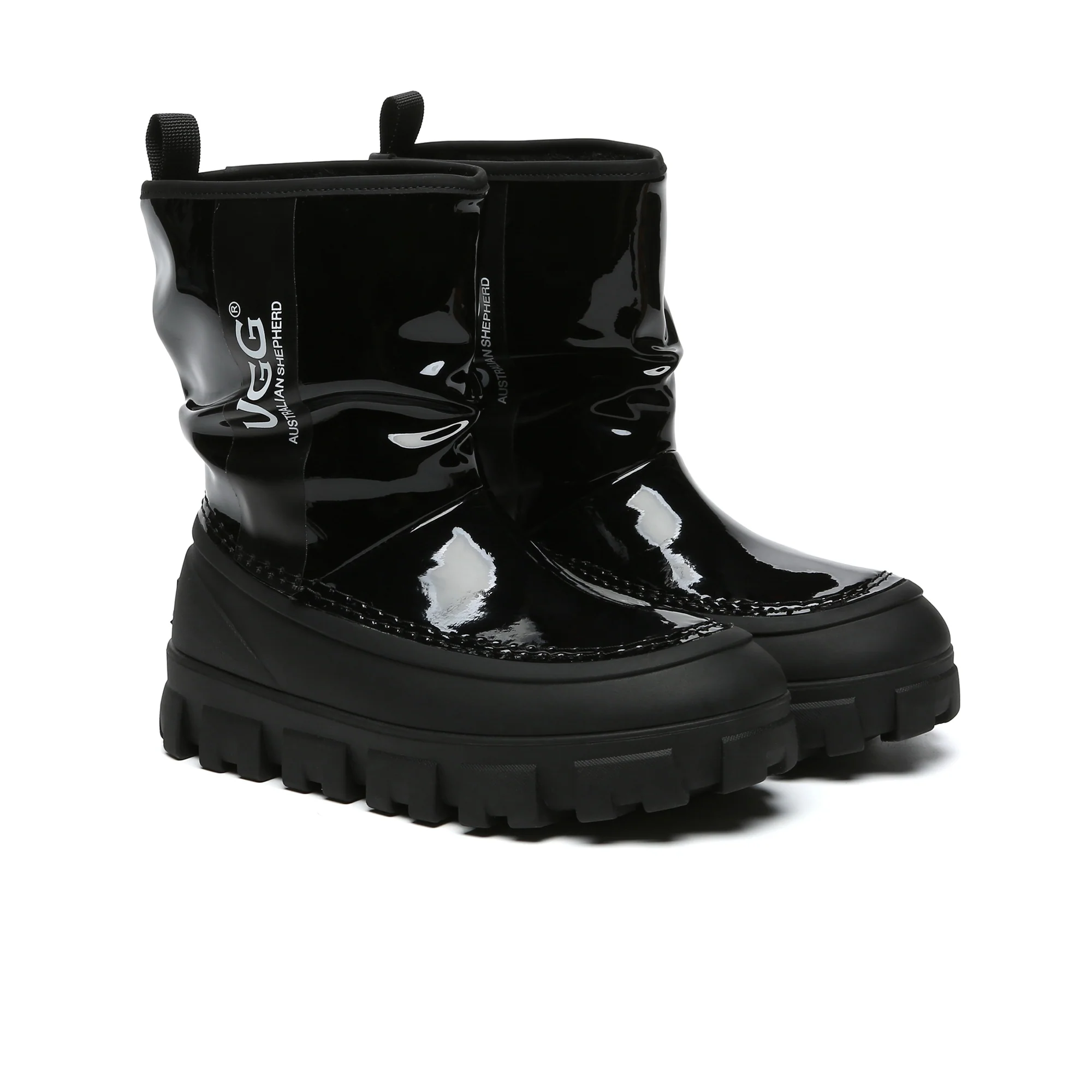 UGG Chunky Sheepskin Rain Boots - Image 4
