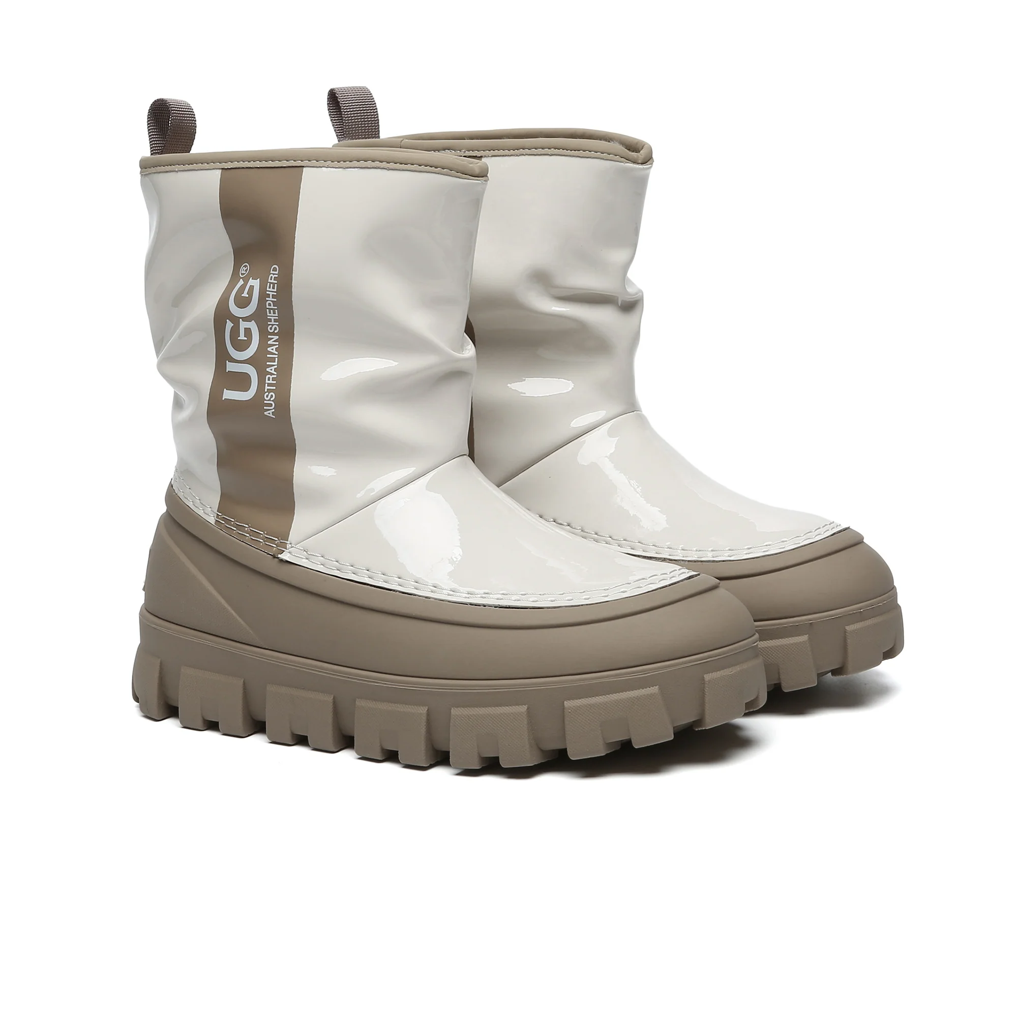 UGG Chunky Sheepskin Rain Boots - Image 9