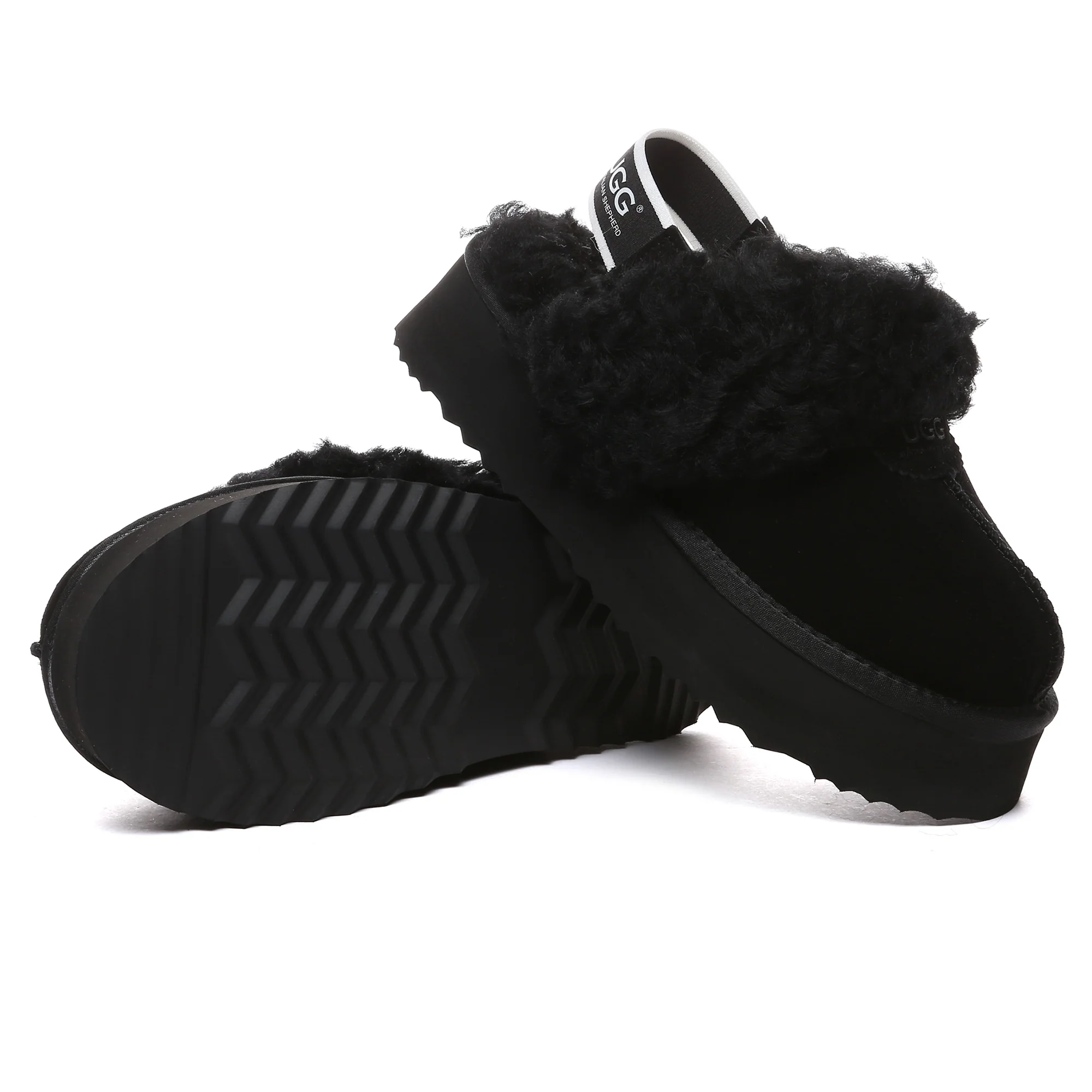 UGG Fuzzy Waffle Slingback Platform Slides - Image 10