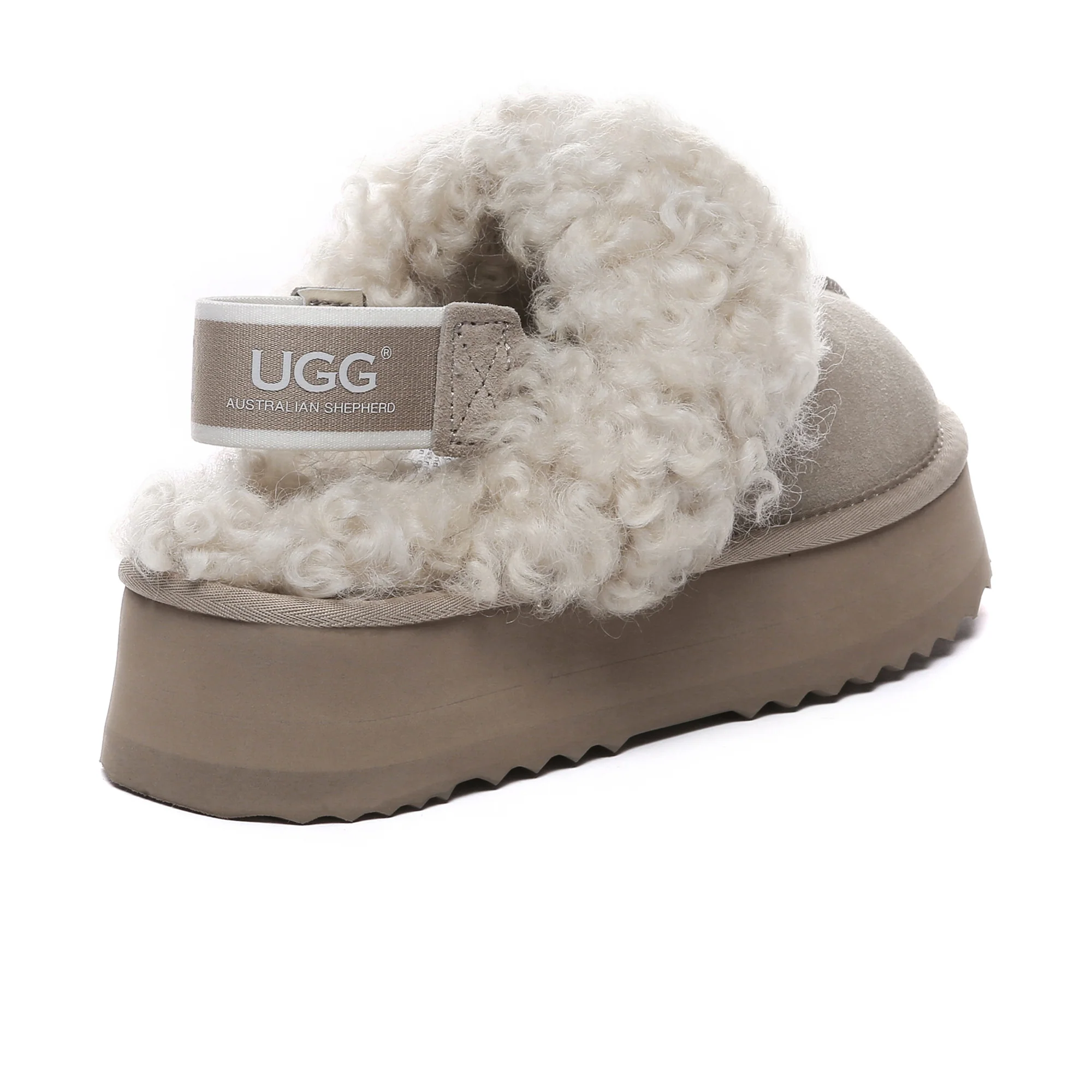 UGG Fuzzy Waffle Slingback Platform Slides - Image 12