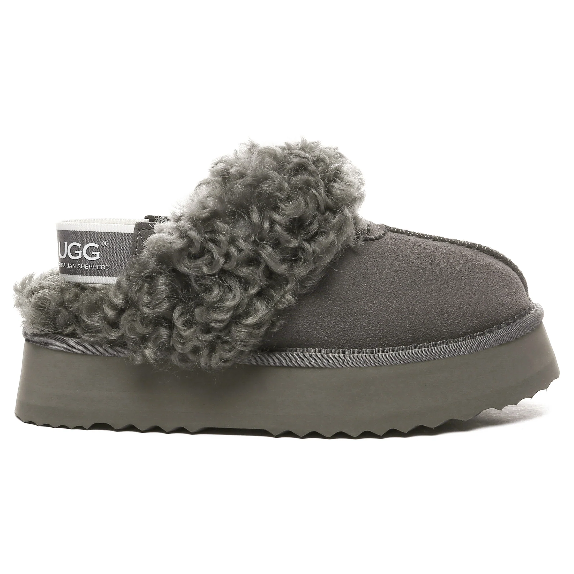 UGG Fuzzy Waffle Slingback Platform Slides - Image 16