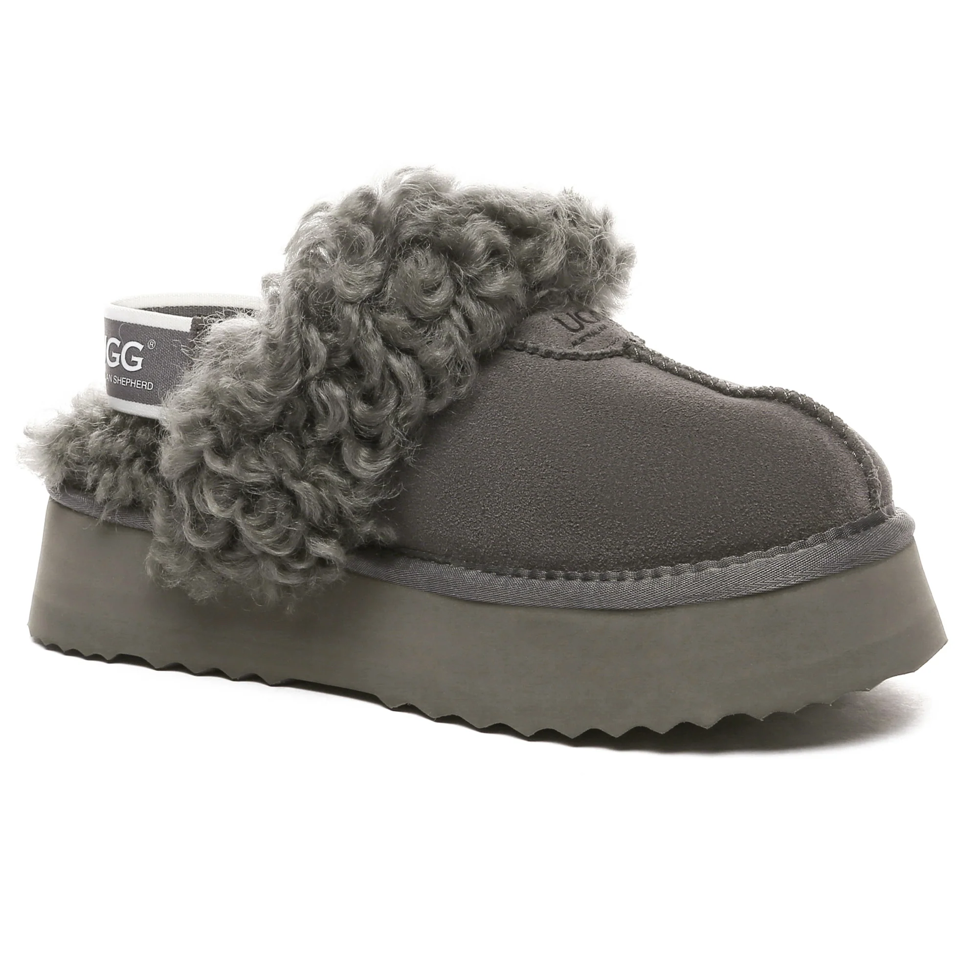 UGG Fuzzy Waffle Slingback Platform Slides - Image 18