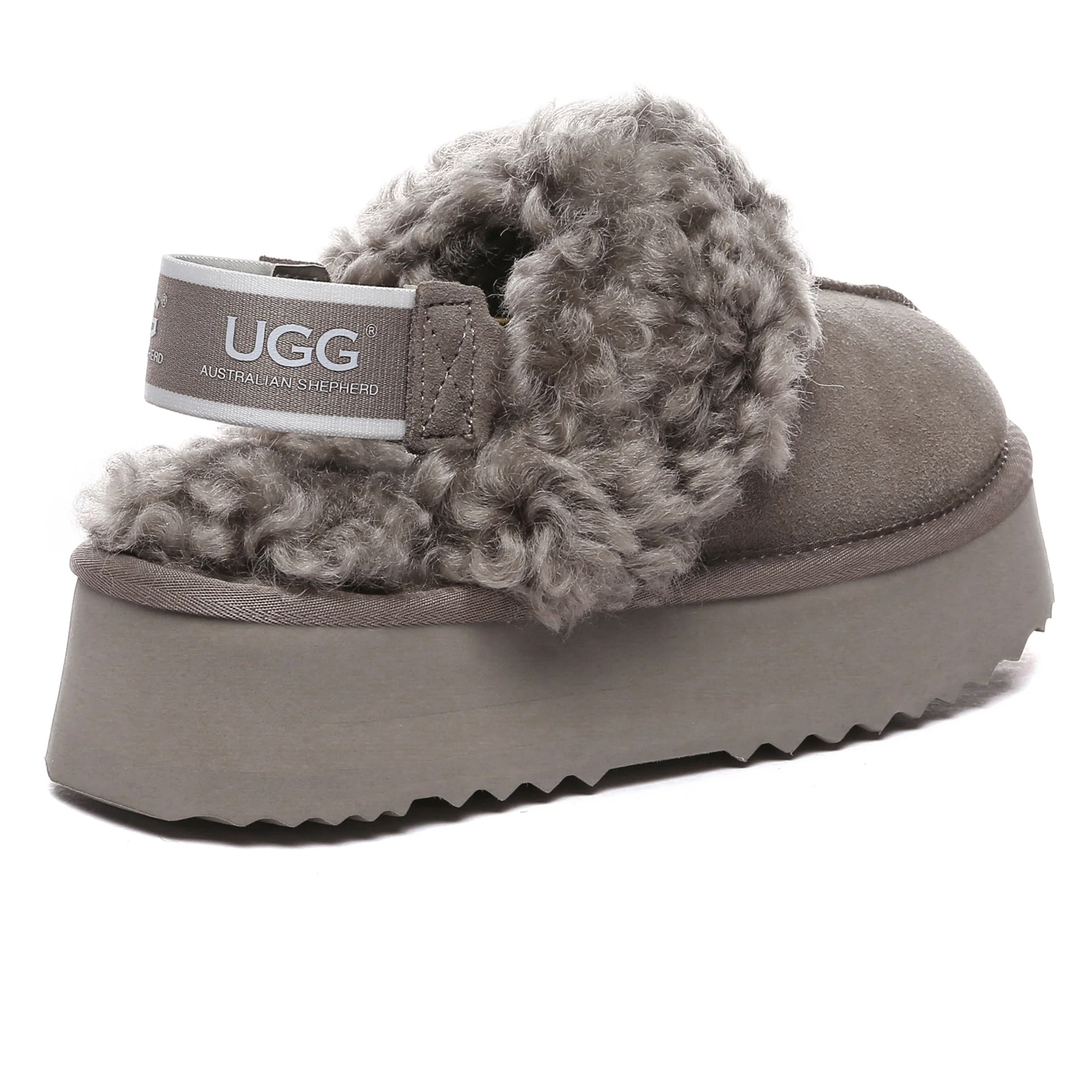 UGG Fuzzy Waffle Slingback Platform Slides - Image 22