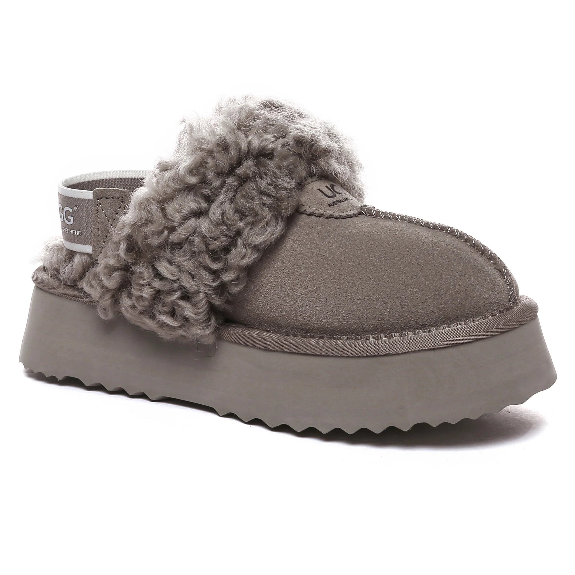 UGG Fuzzy Waffle Slingback Platform Slides - Image 23