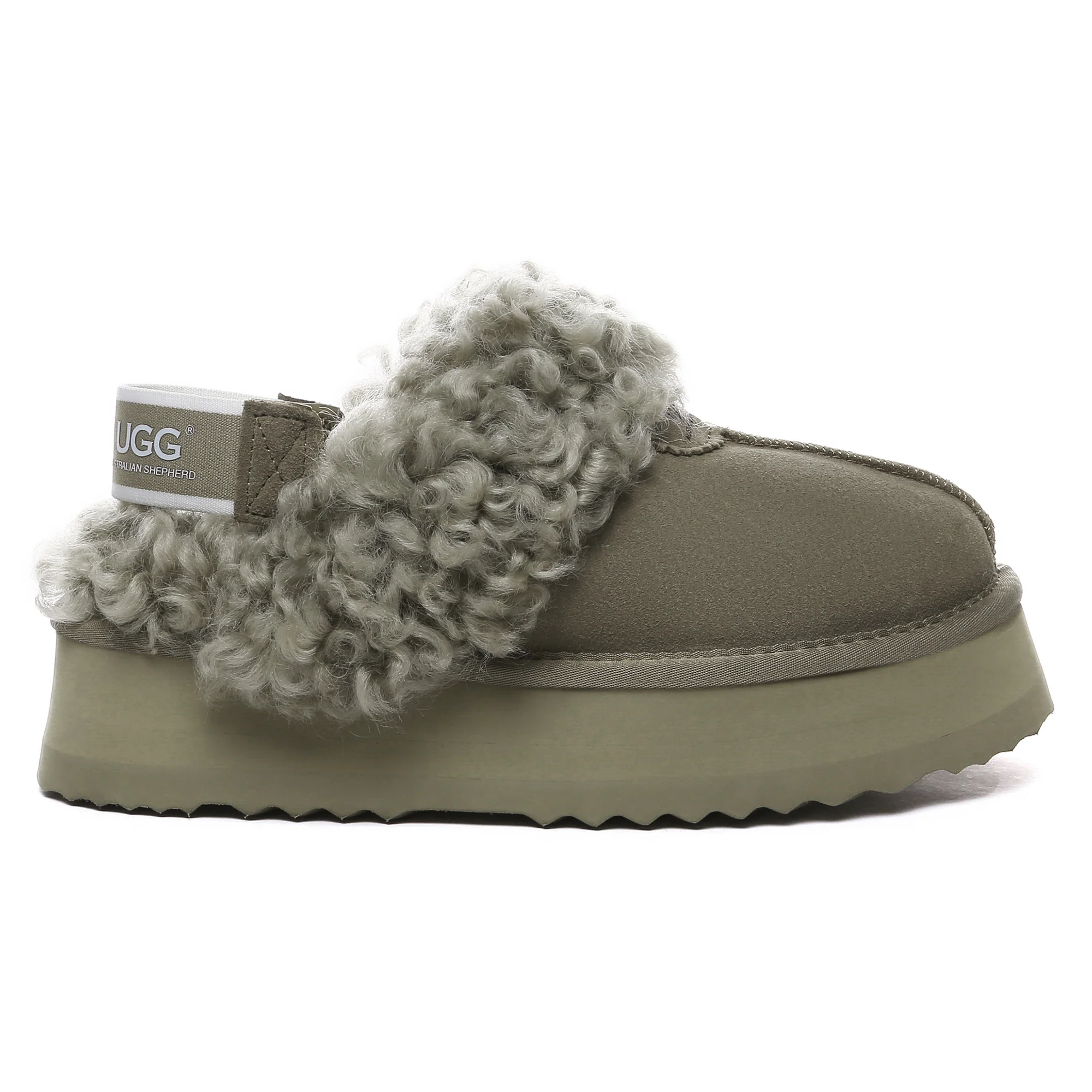 UGG Fuzzy Waffle Slingback Platform Slides - Image 26