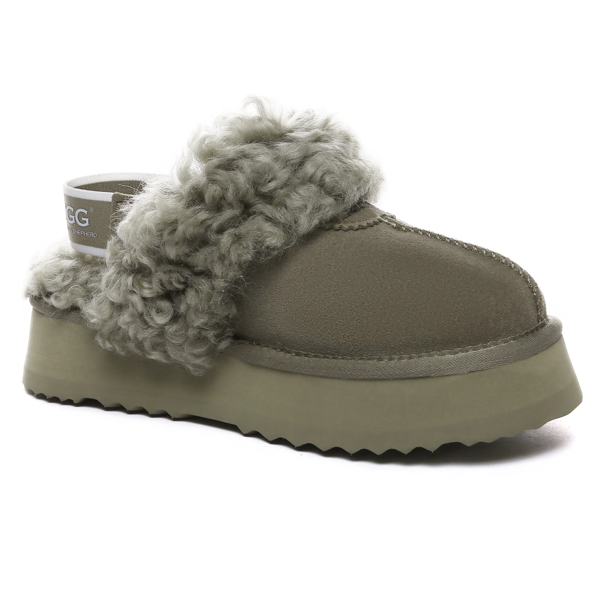 UGG Fuzzy Waffle Slingback Platform Slides - Image 28