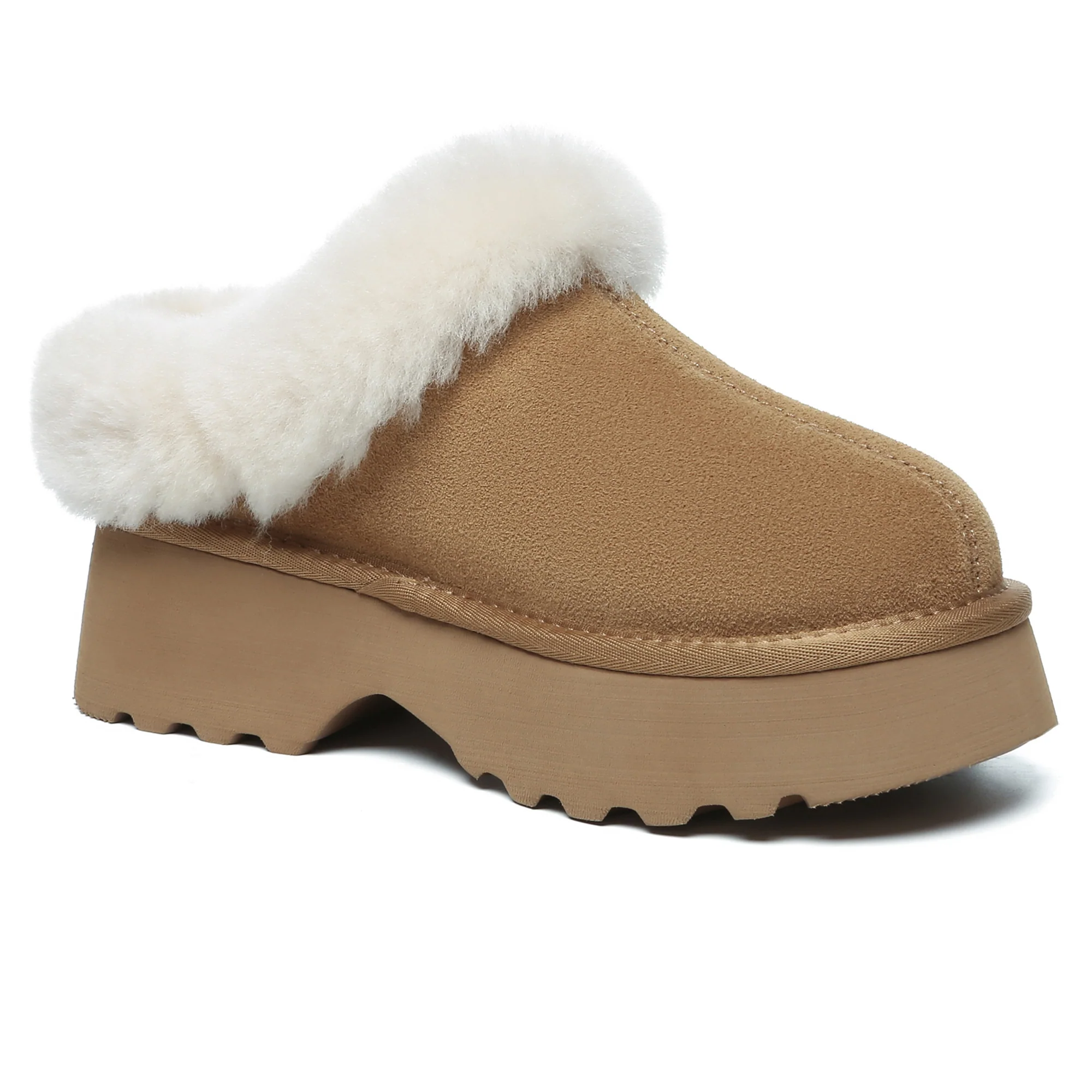 UGG Heel Platform Slippers - Image 3