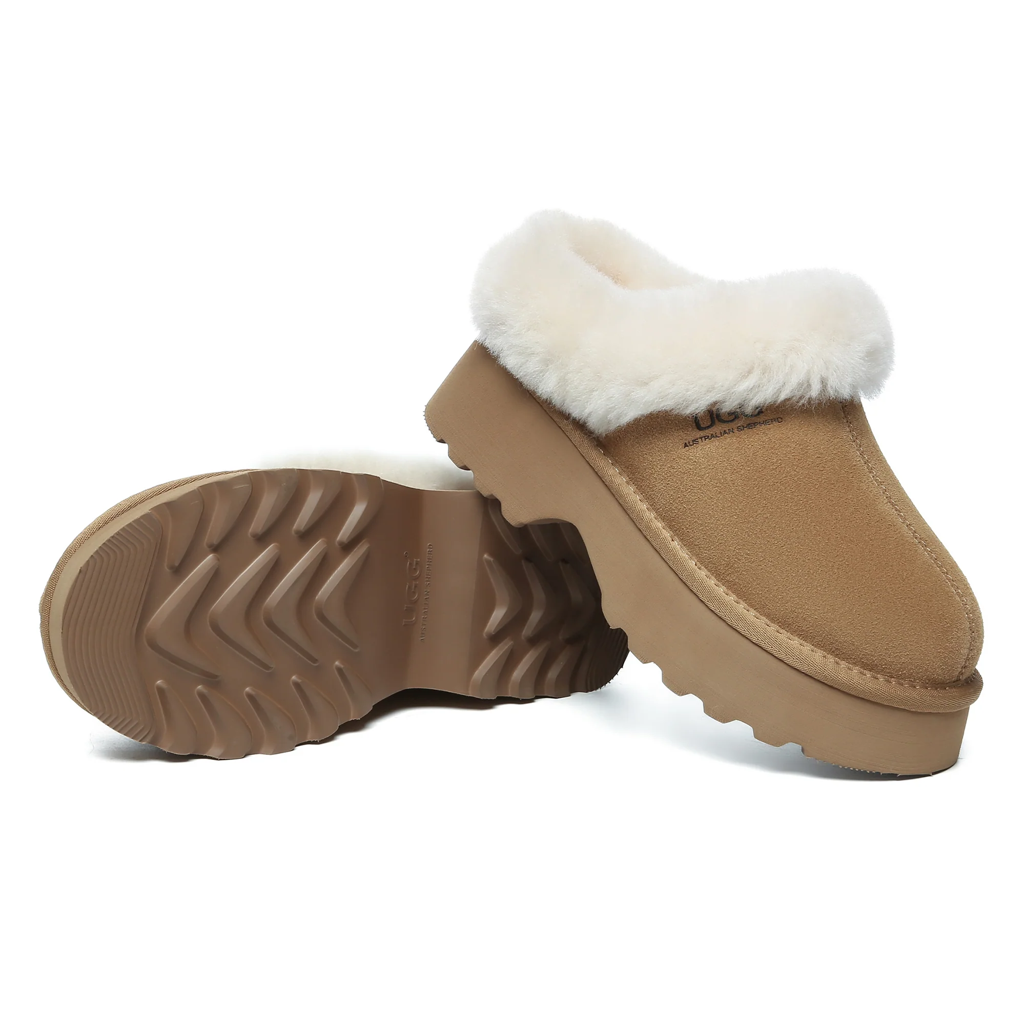 UGG Heel Platform Slippers - Image 5