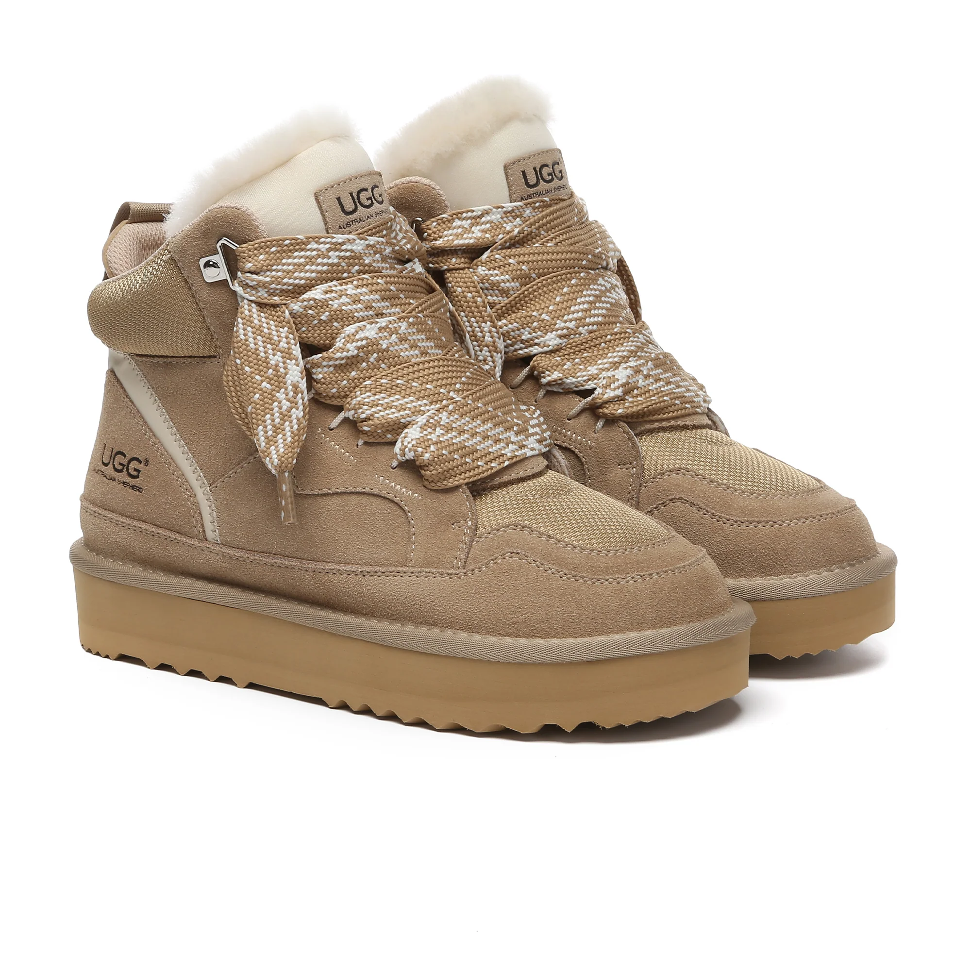 UGG Lace Up Ankle Platform Sneaker - Image 4