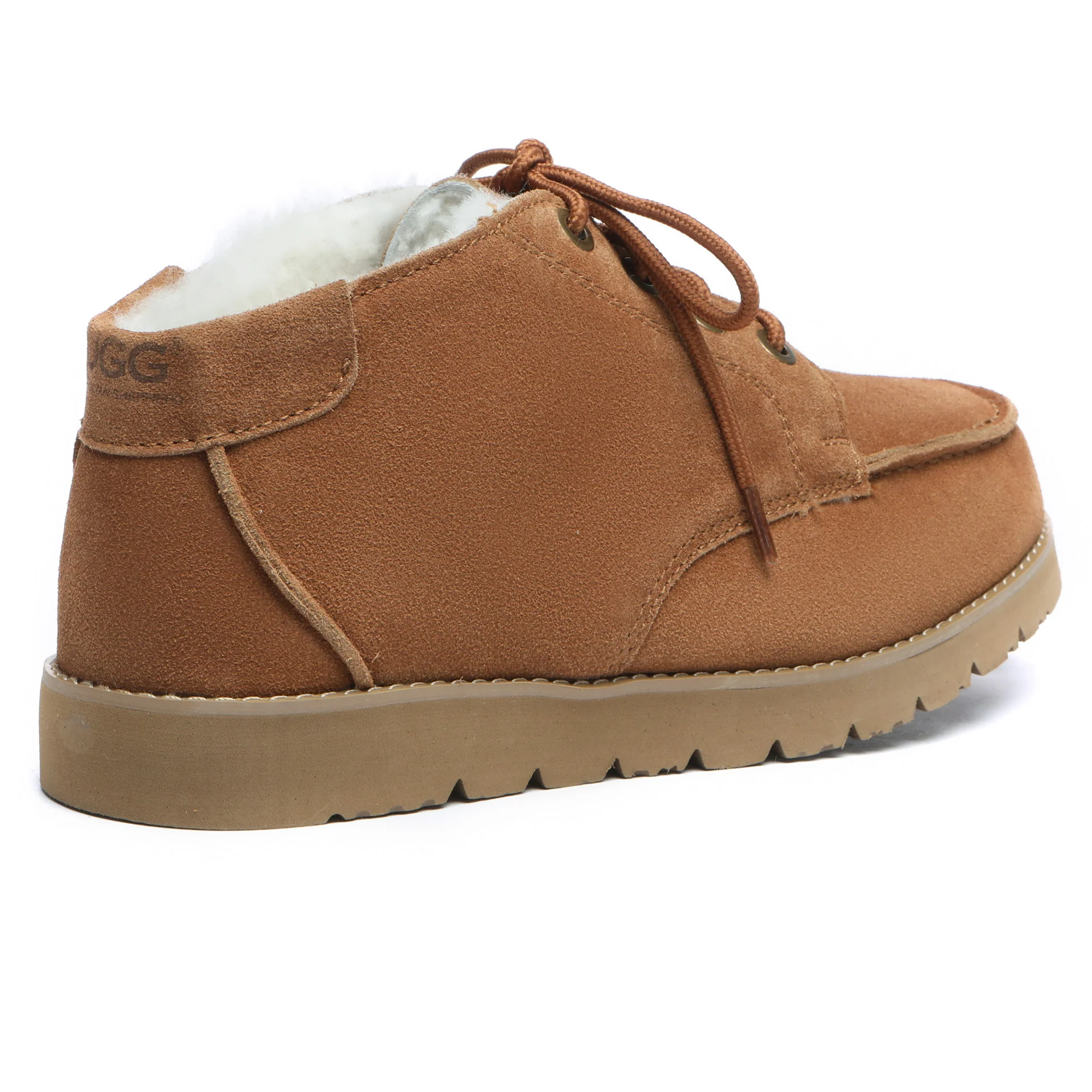 UGG Lace Up Sheepskin Men Ankle Boots - Image 2