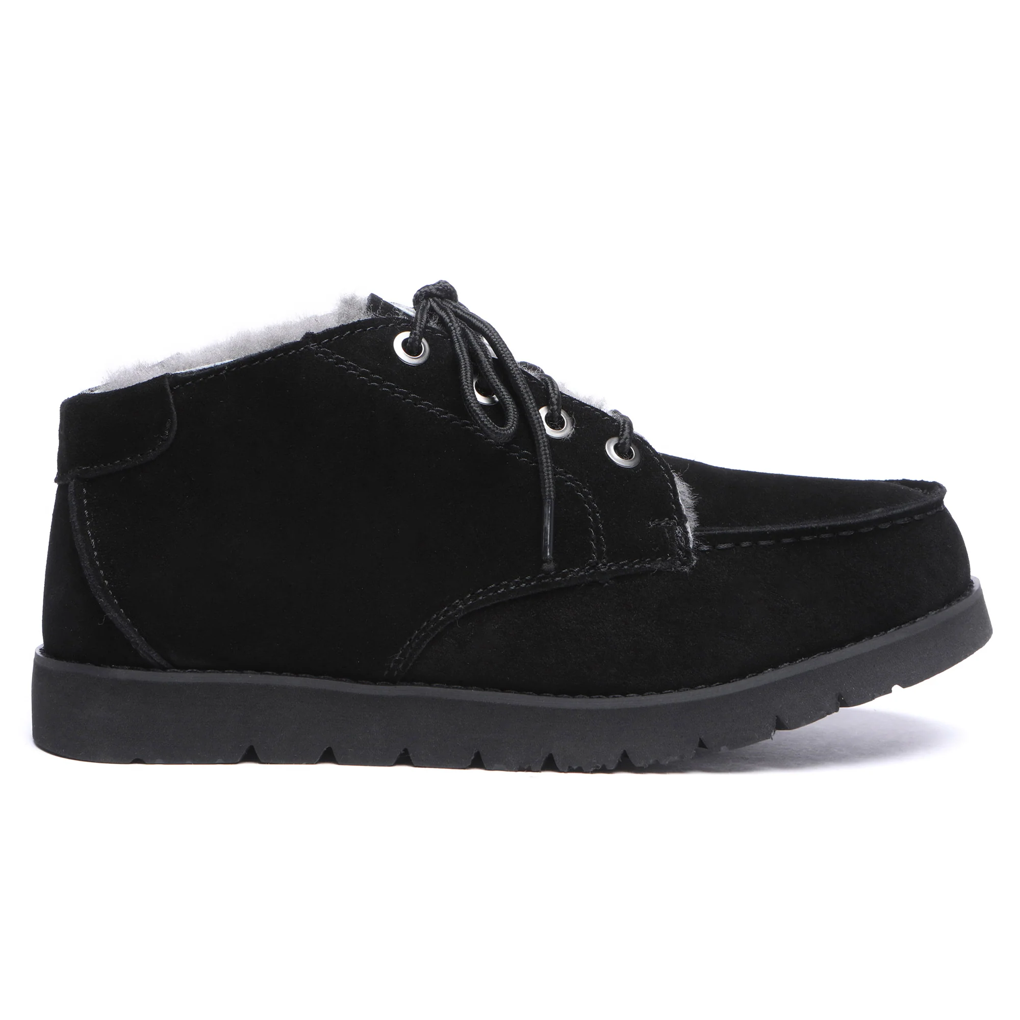 UGG Lace Up Sheepskin Men Ankle Boots - Image 6