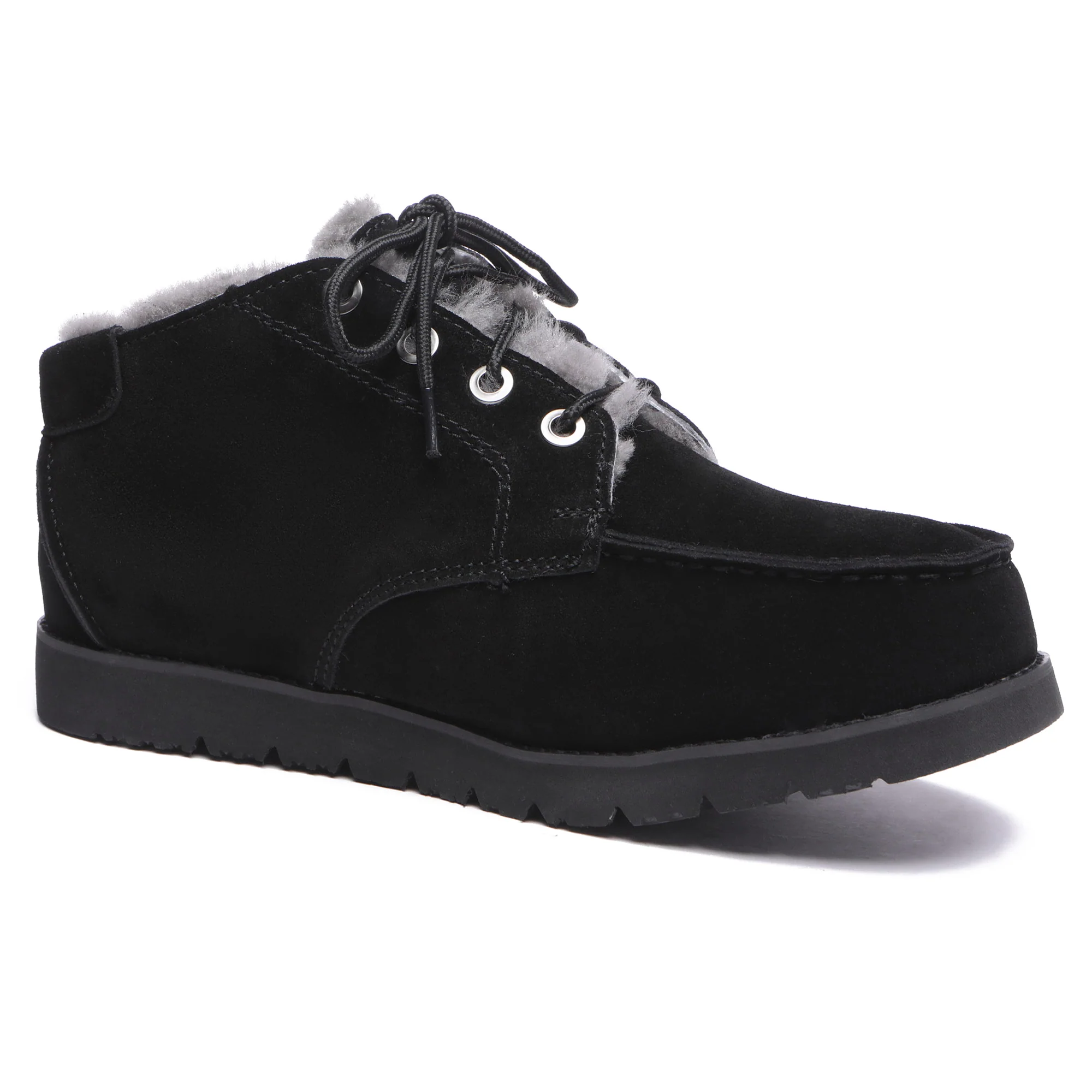 UGG Lace Up Sheepskin Men Ankle Boots - Image 8