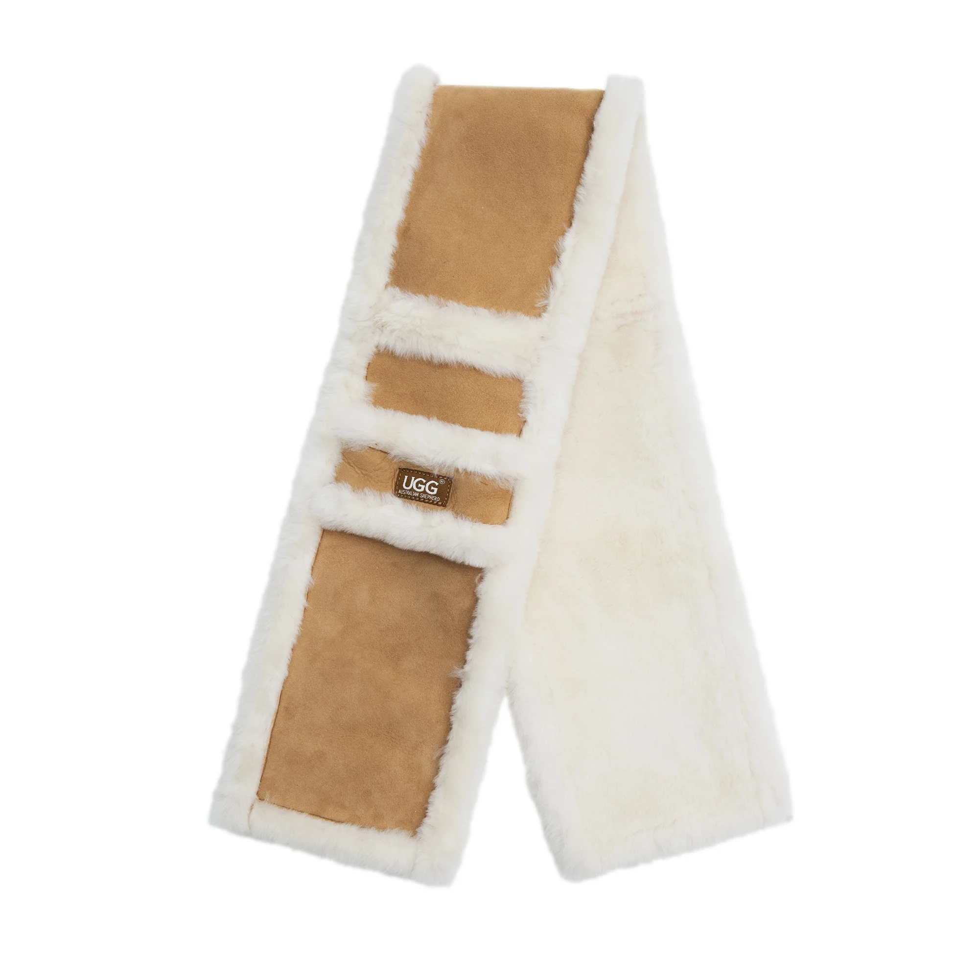 UGG Luxury Sheepskin Scarf - Image 4