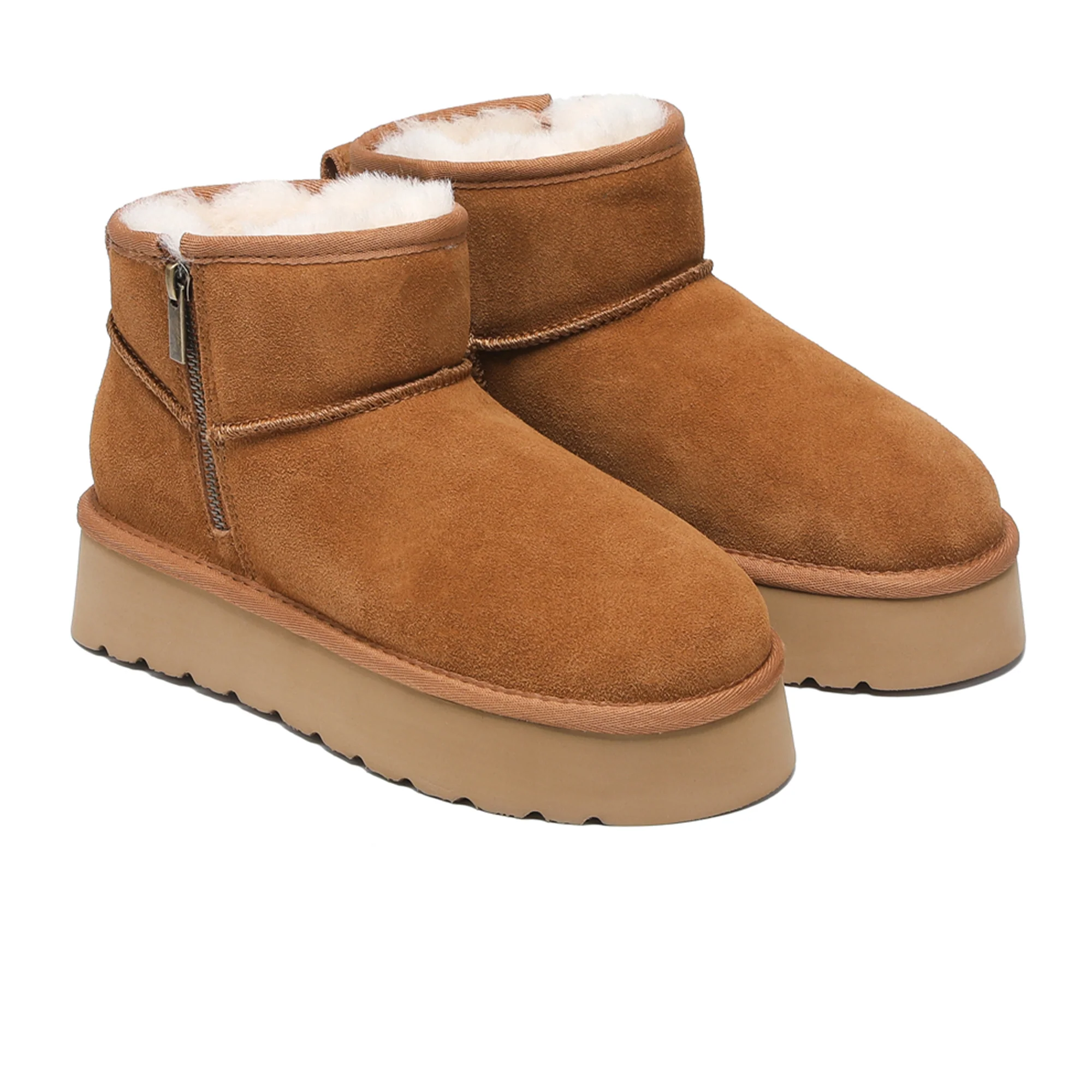 UGG Merino Ultra Mini Zipper Platform Boots - Image 4