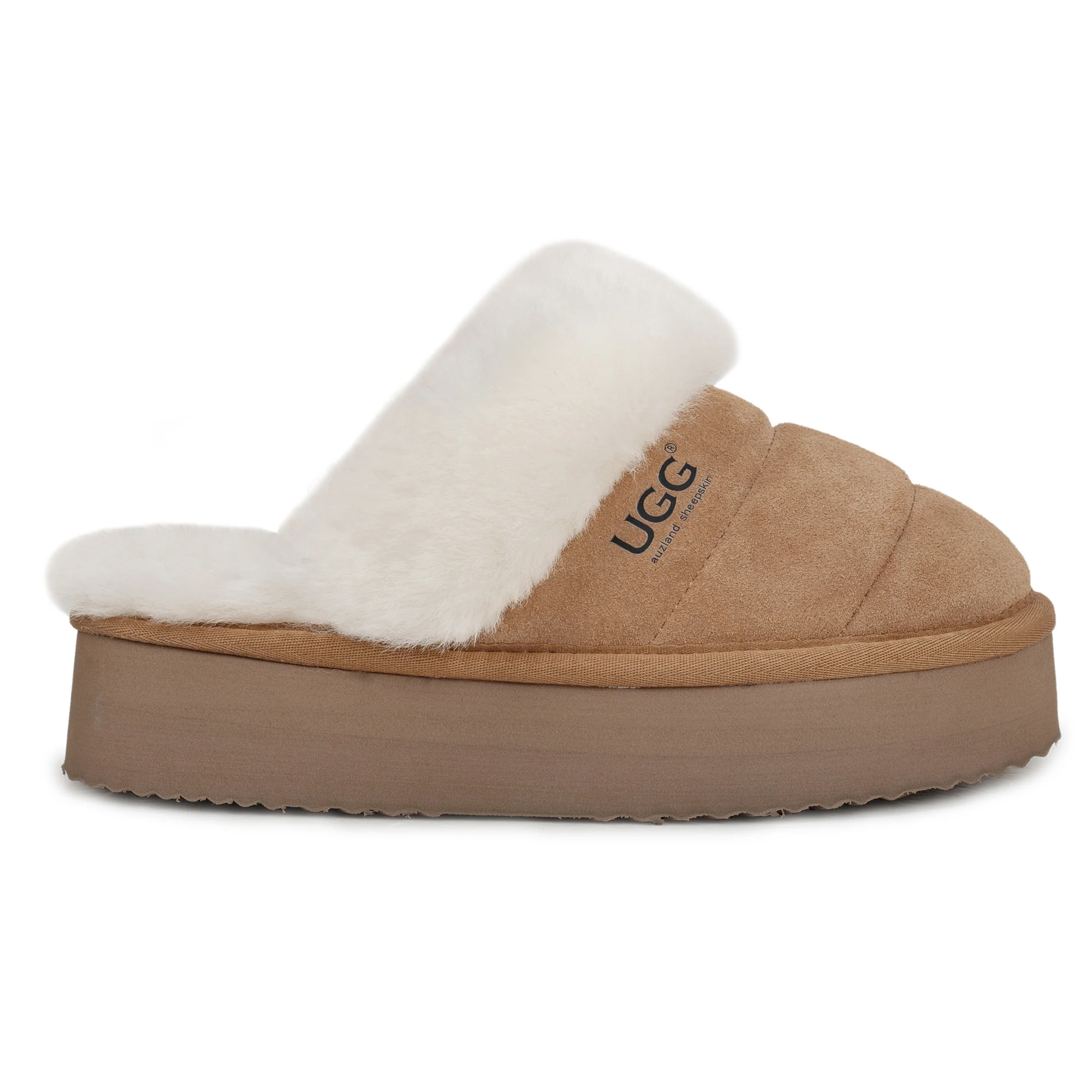 UGG Platform 3-in-1 Puffer Straps Scuff Slippers - Image 3