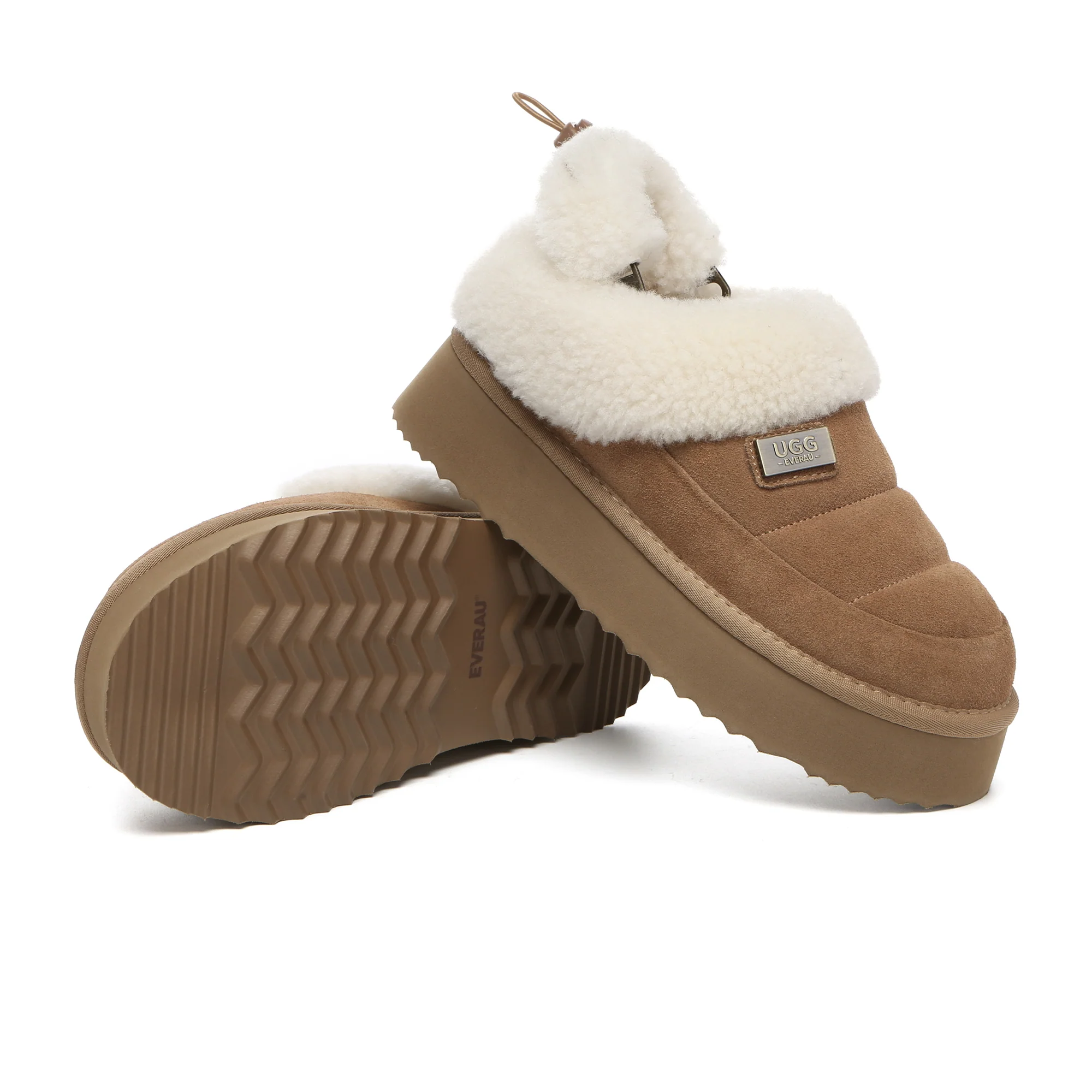 UGG Platform Slingback Muffin Slippers - Image 10