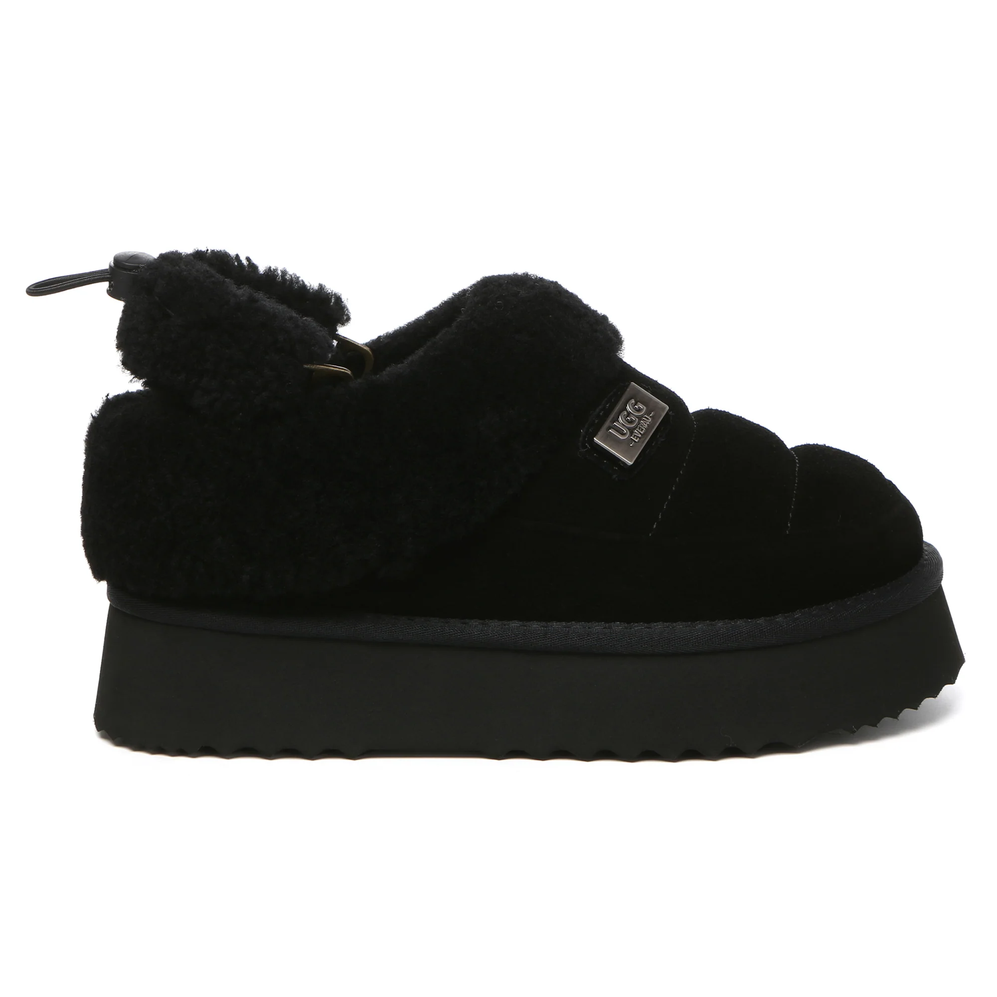 UGG Platform Slingback Muffin Slippers - Image 11