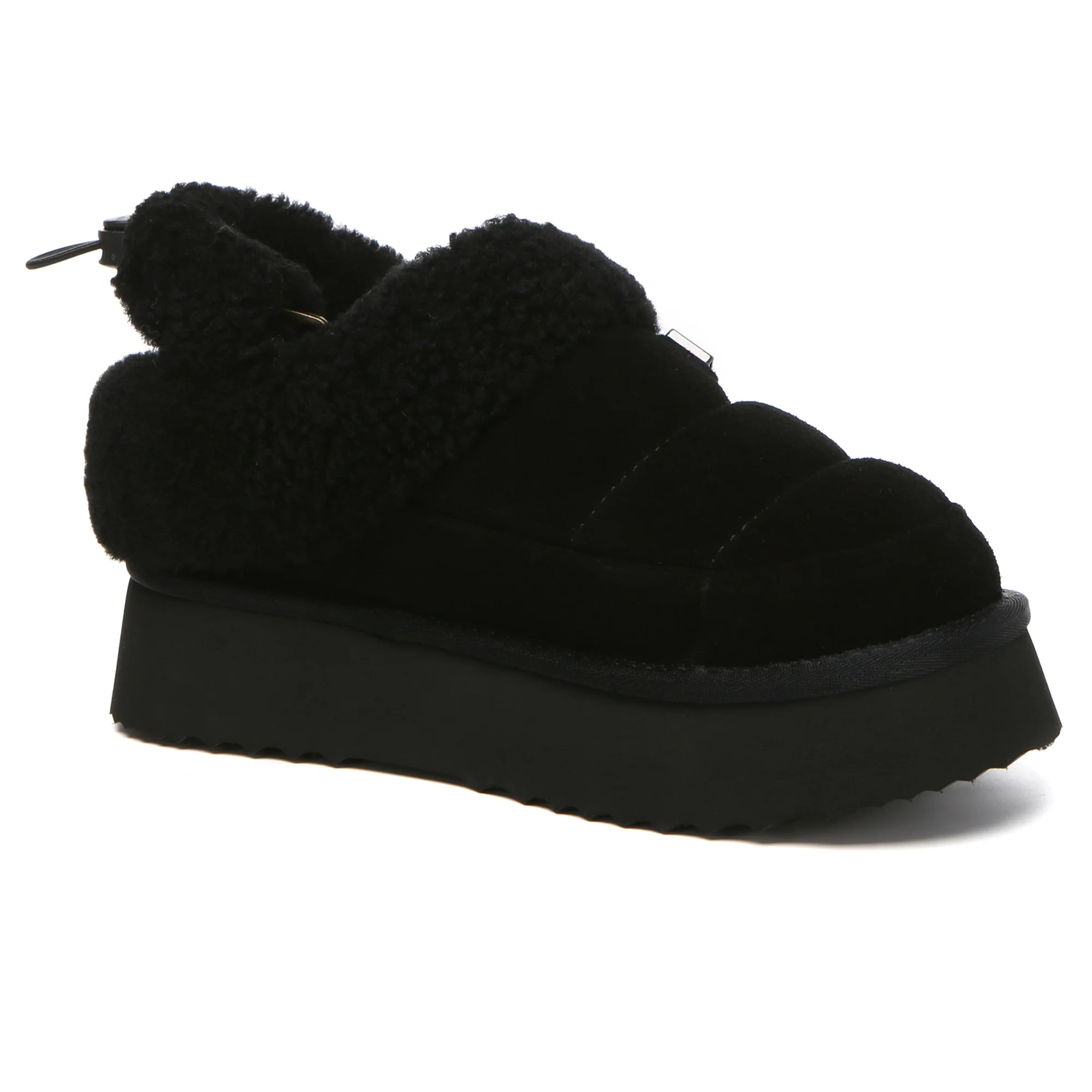UGG Platform Slingback Muffin Slippers - Image 13