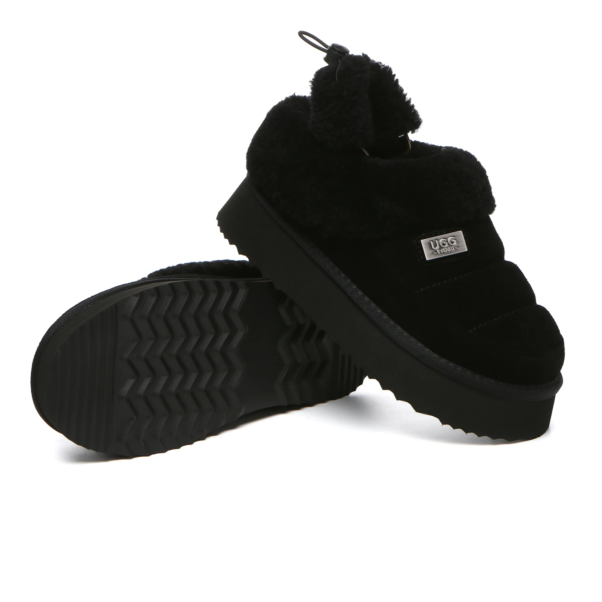 UGG Platform Slingback Muffin Slippers - Image 15