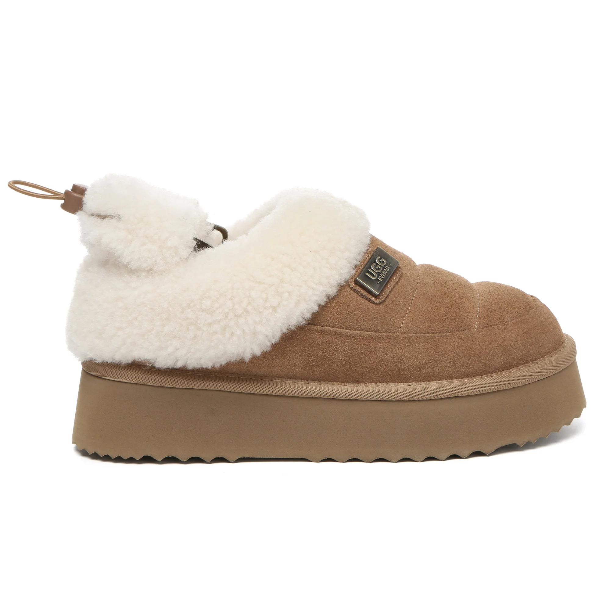 UGG Platform Slingback Muffin Slippers - Image 6