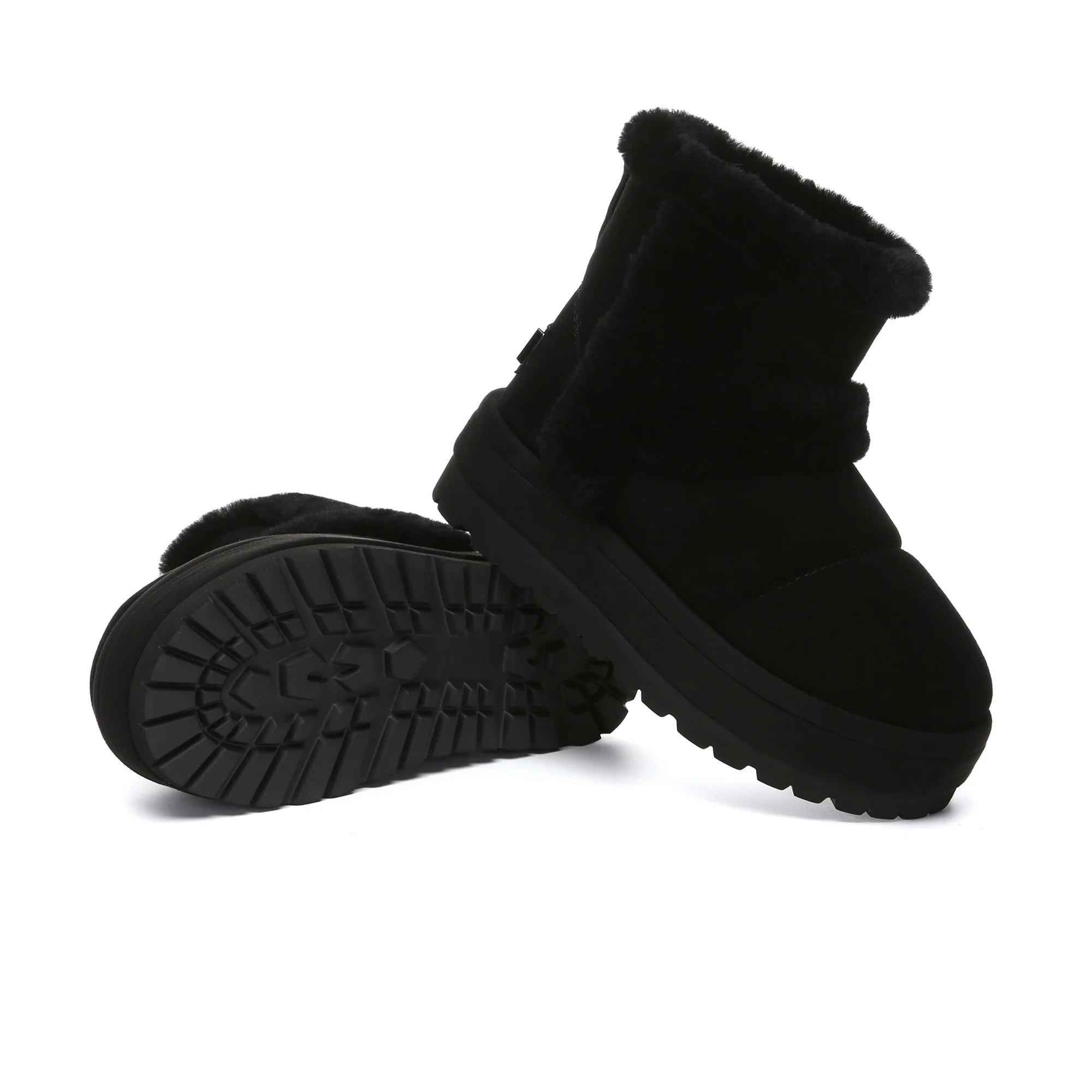 UGG Premium Platform Shearling Fur Boots - Image 10