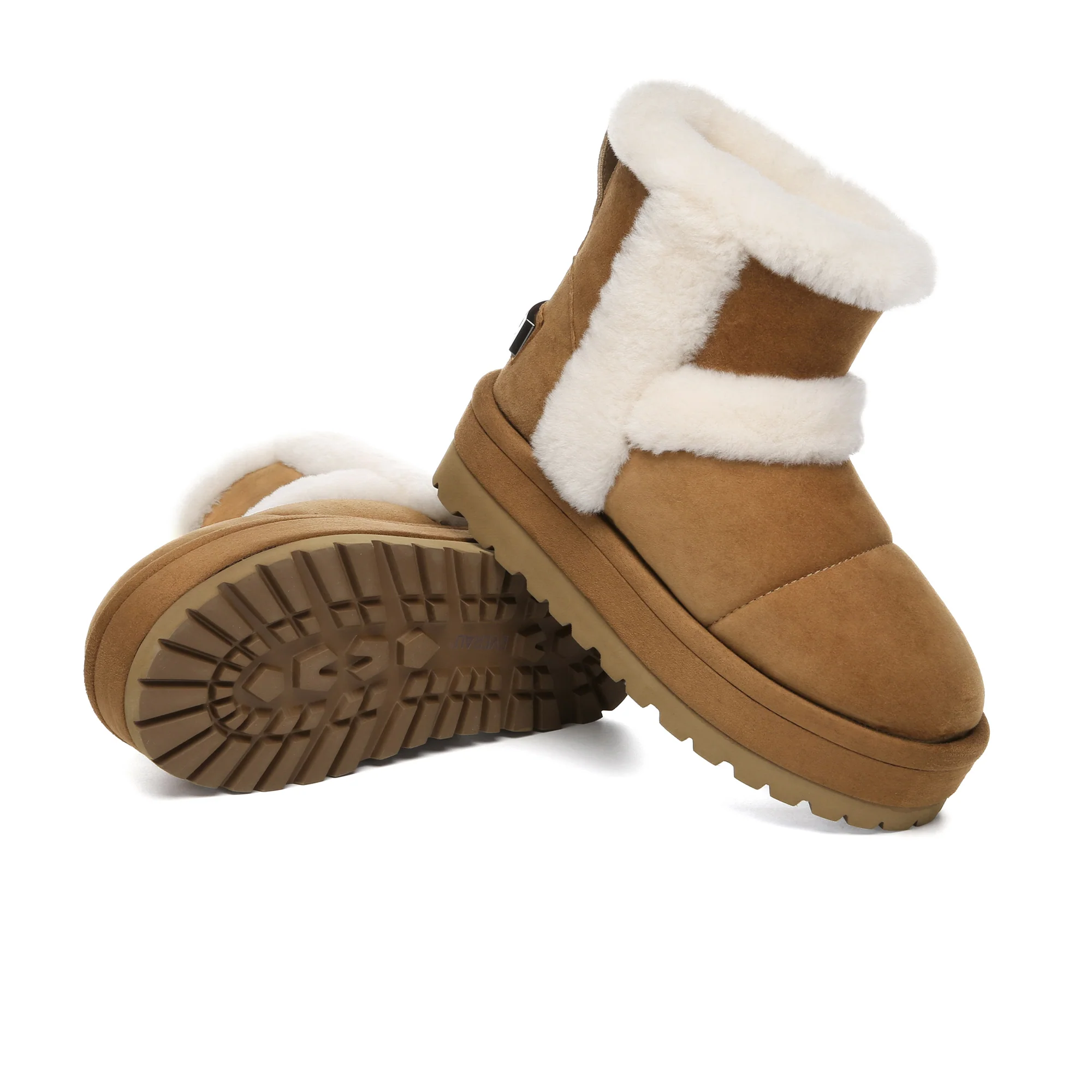 UGG Premium Platform Shearling Fur Boots - Image 5
