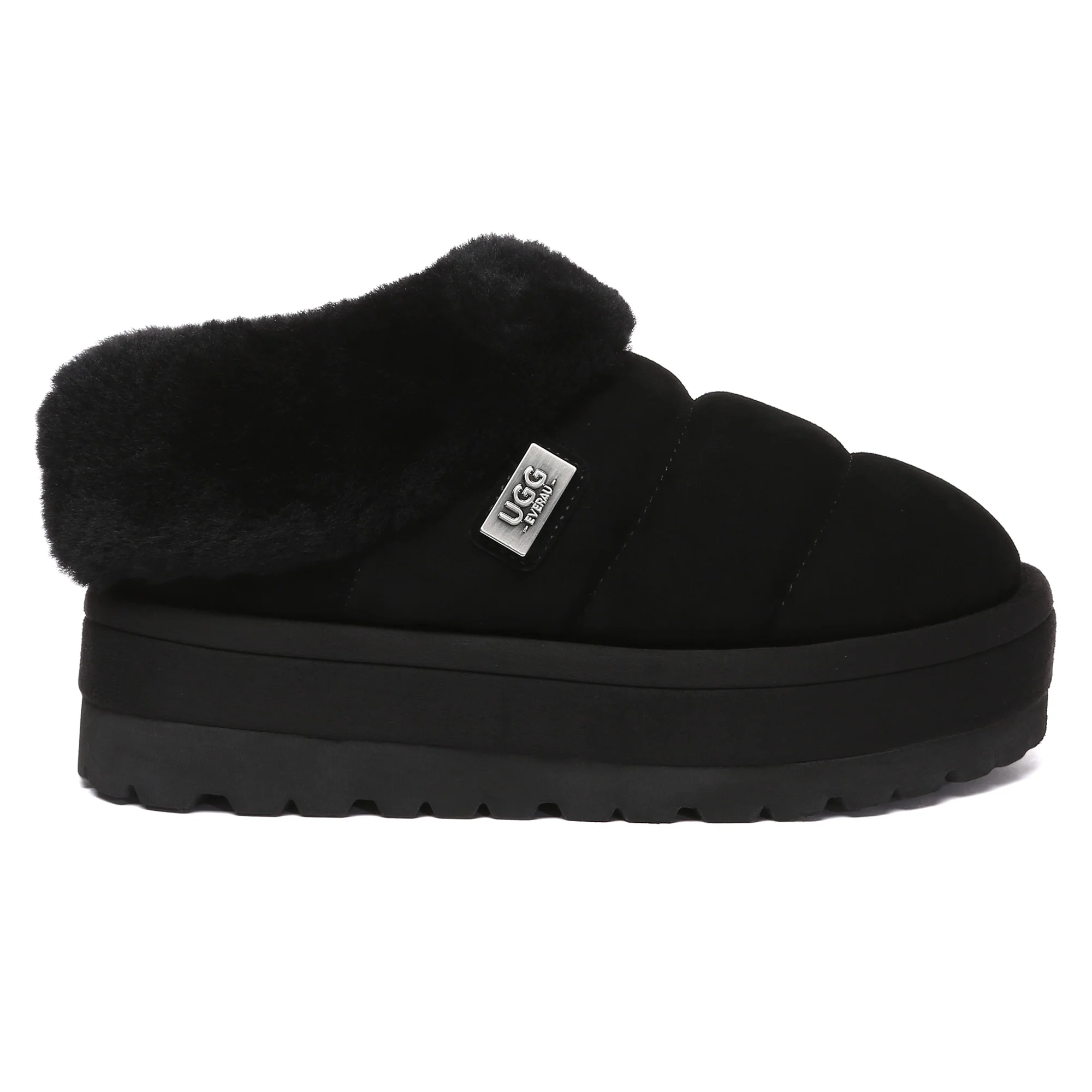 UGG Puffer Ankle Platform Slippers - Image 11