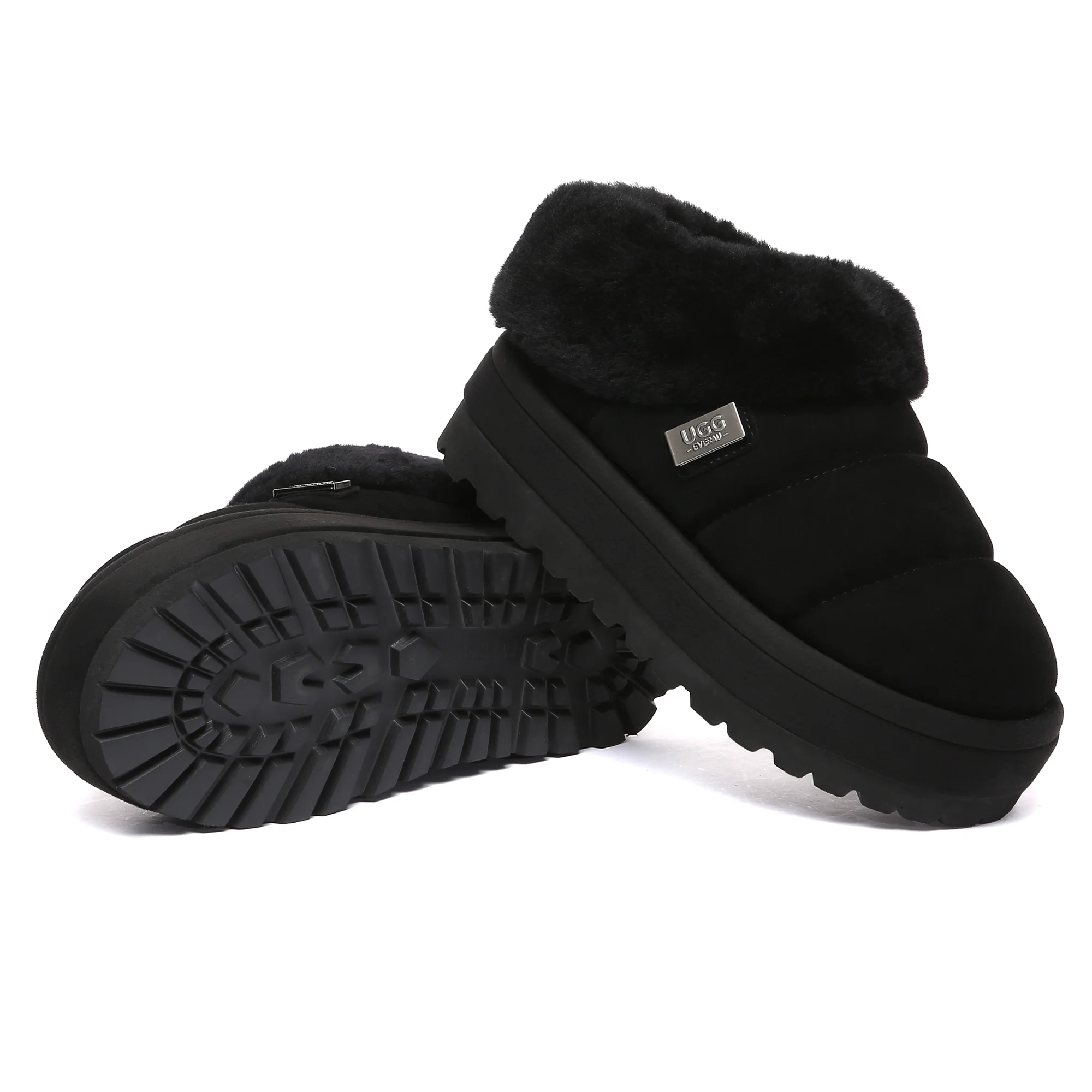 UGG Puffer Ankle Platform Slippers - Image 15