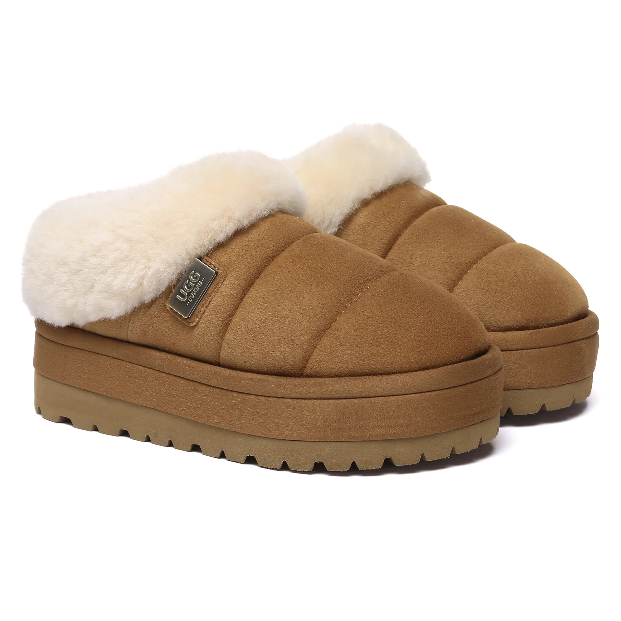 UGG Puffer Ankle Platform Slippers - Image 4
