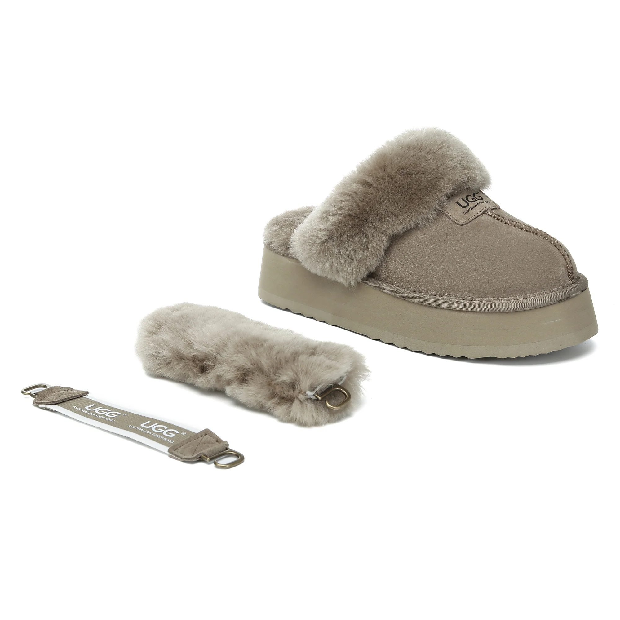 UGG Removable Slingback Platform Slippers - Image 23