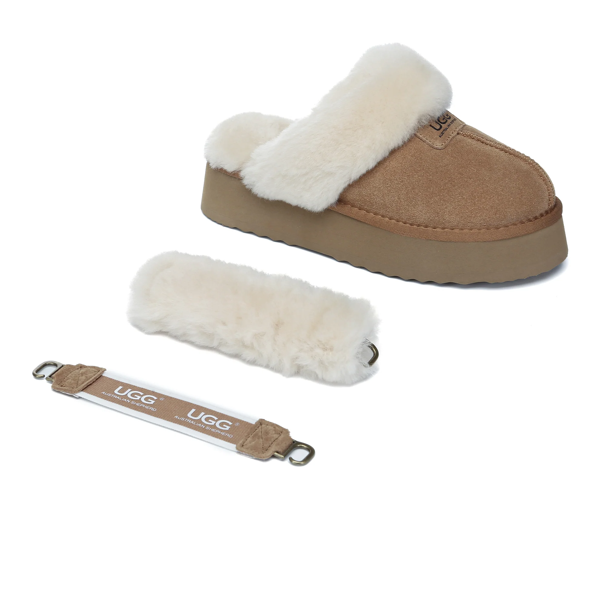 UGG Removable Slingback Platform Slippers - Image 9