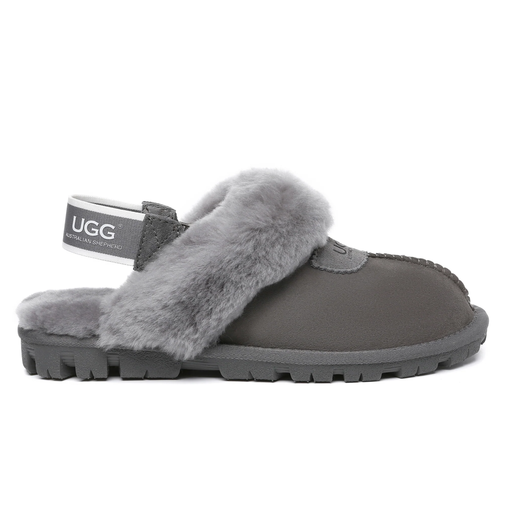 UGG Removable Slingback Waffle Fluffy Slippers - Image 11