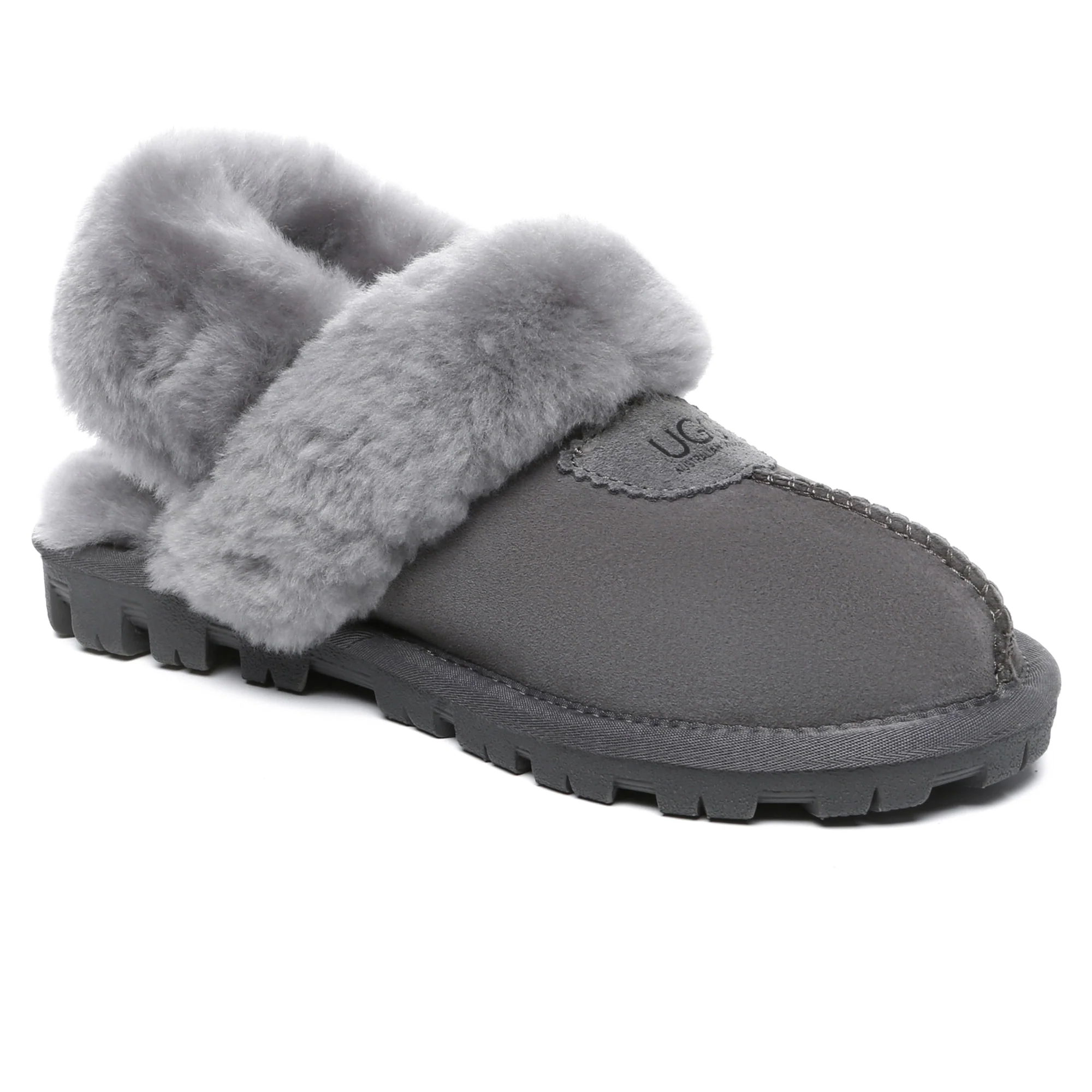 UGG Removable Slingback Waffle Fluffy Slippers - Image 14