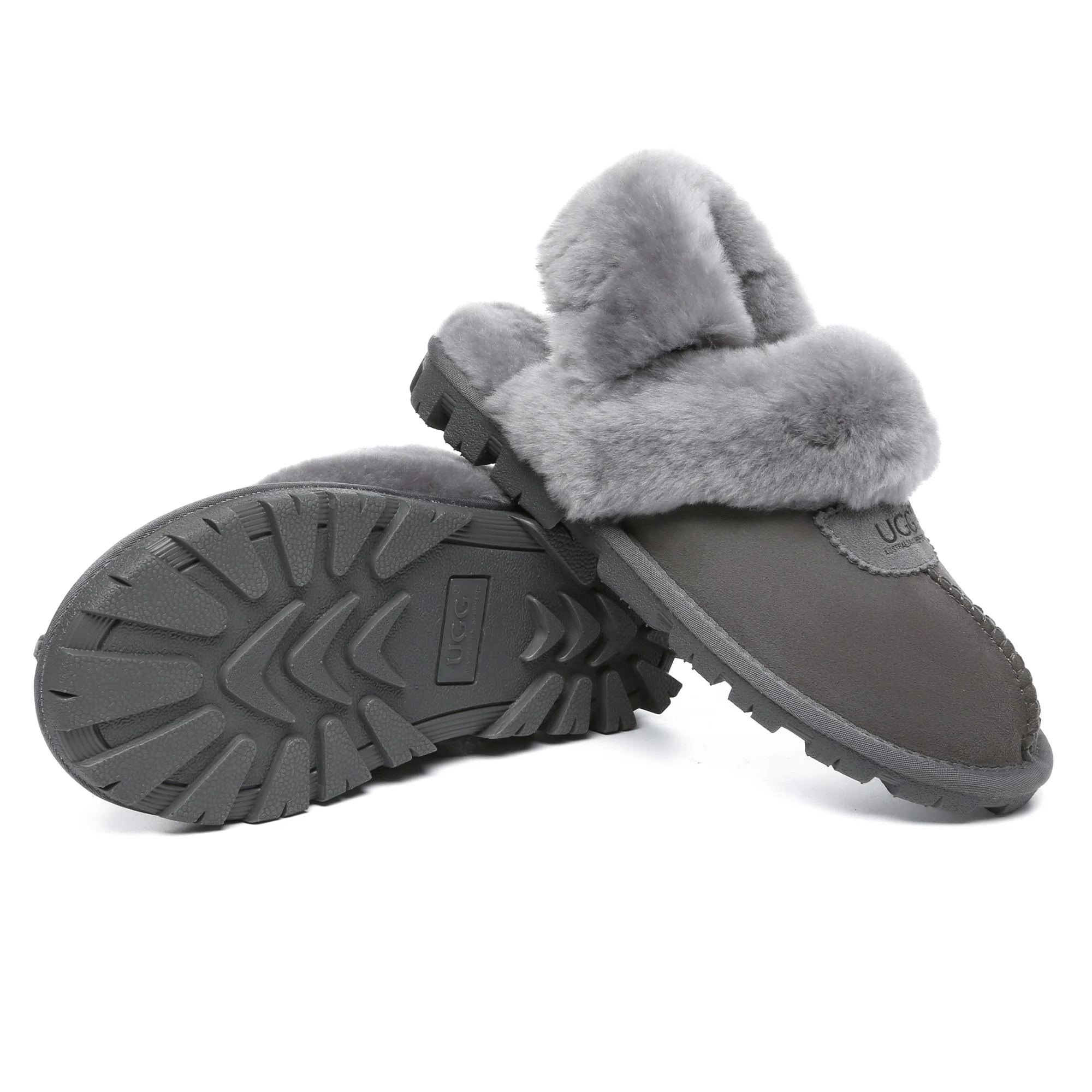 UGG Removable Slingback Waffle Fluffy Slippers - Image 15