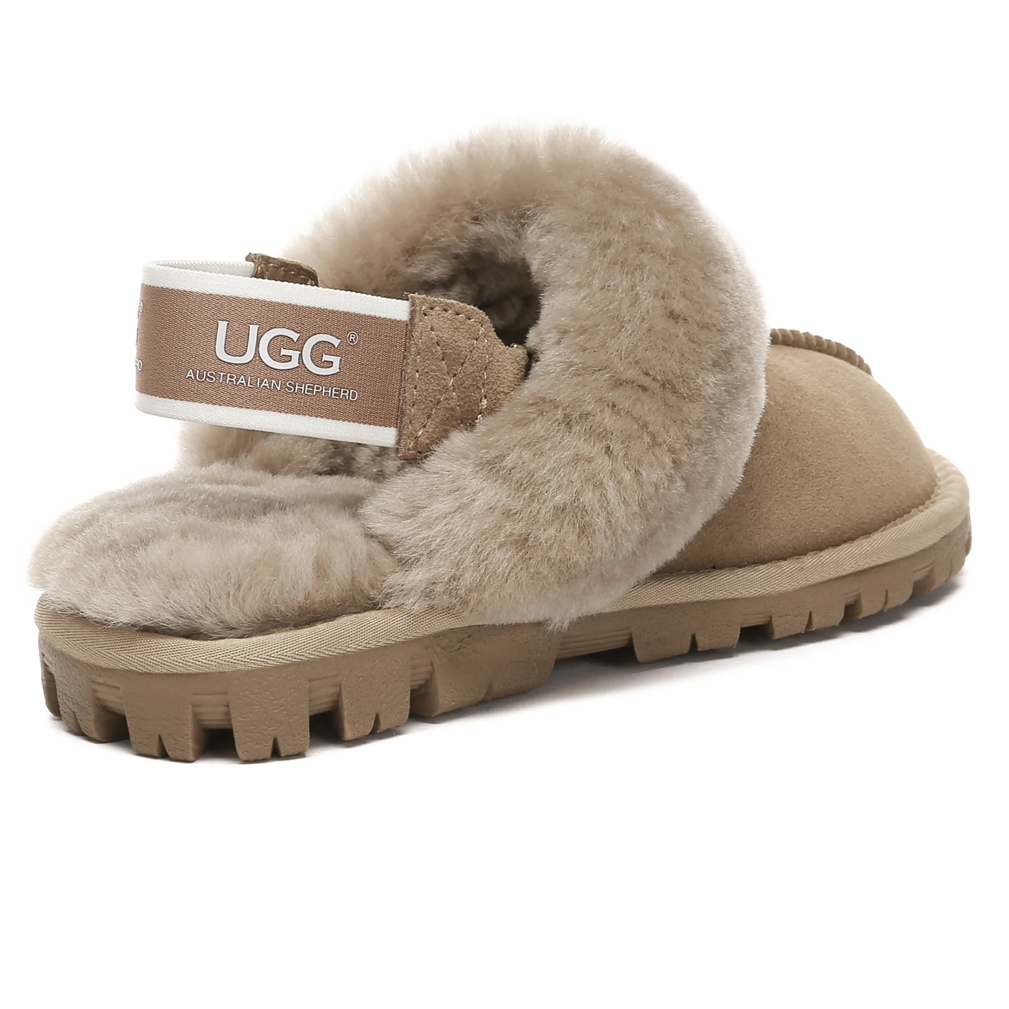 UGG Removable Slingback Waffle Fluffy Slippers - Image 17