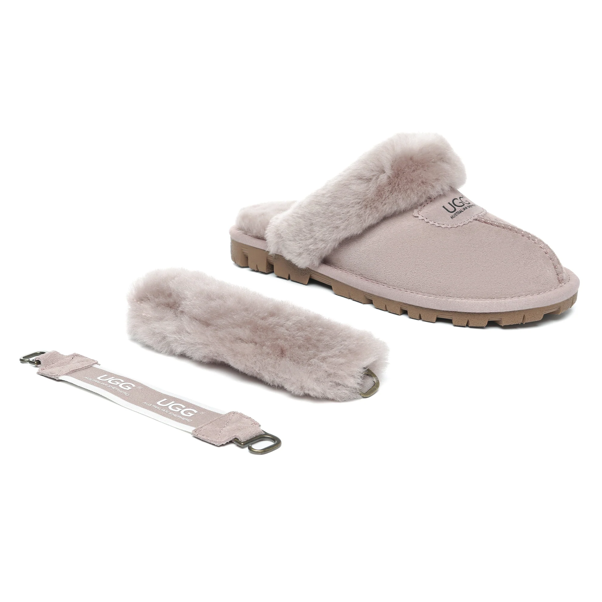UGG Removable Slingback Waffle Fluffy Slippers - Image 23